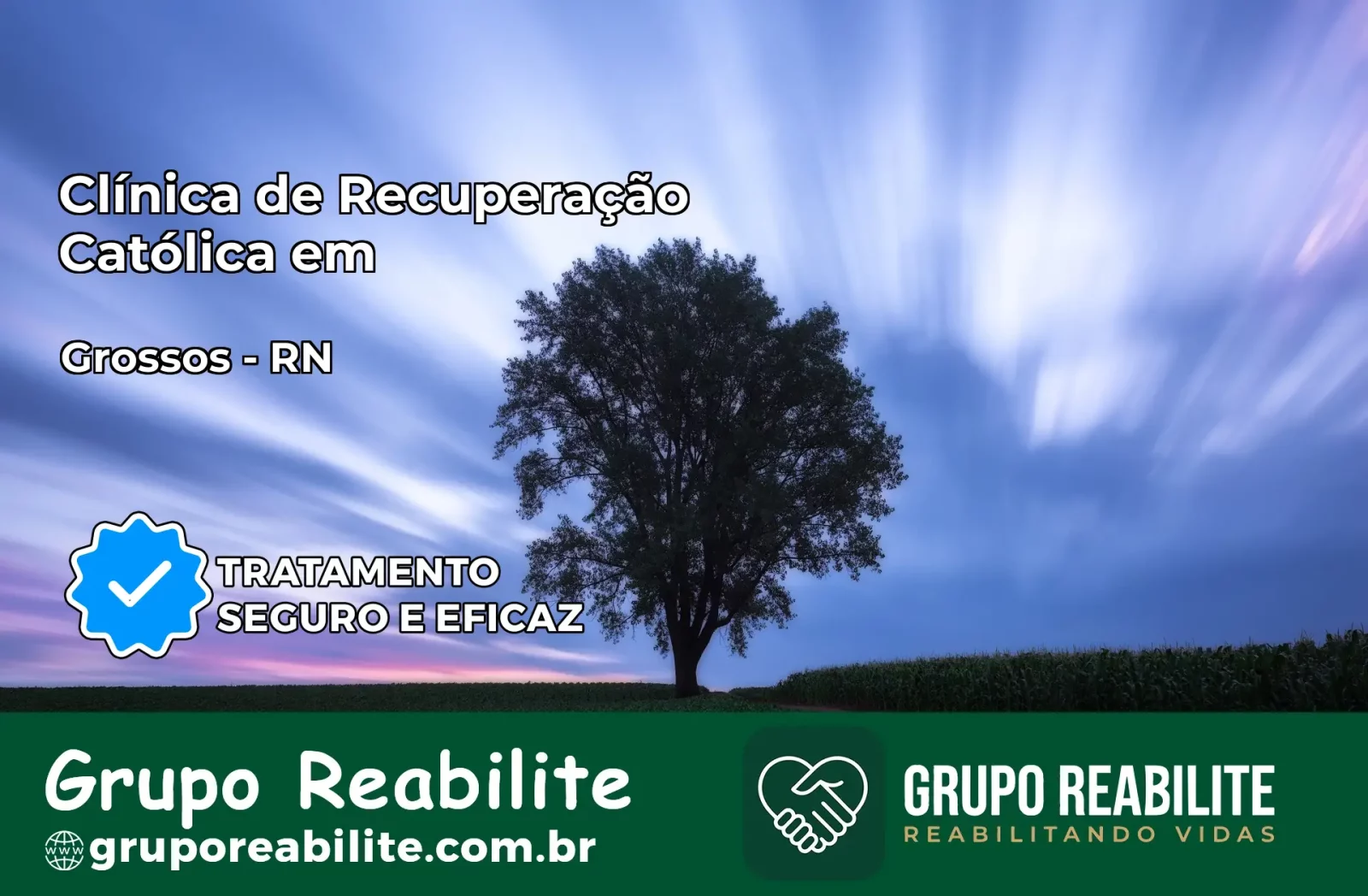 Clínica de Recuperação Católica em Grossos | Internação 24h