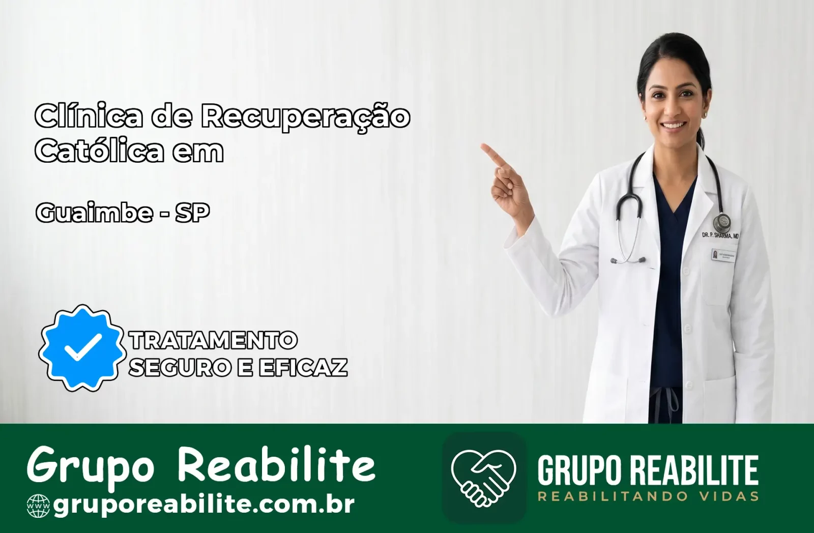 Clínica de Recuperação Católica em Guaimbê | Internação 24h