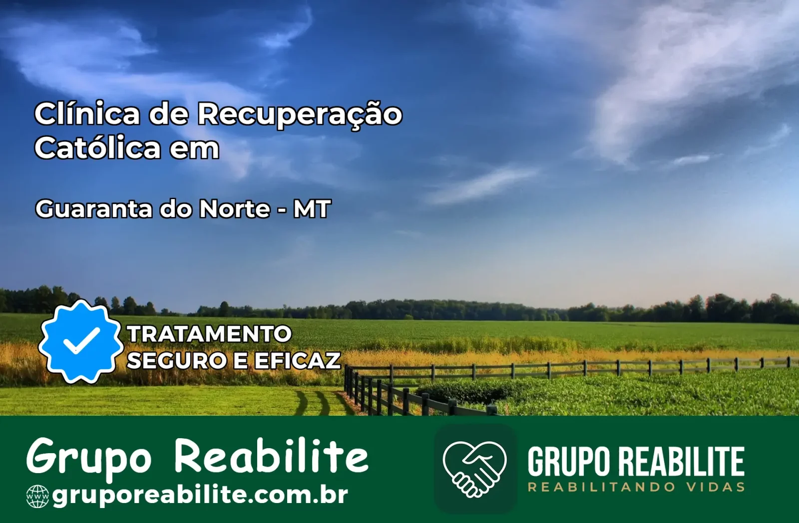 Clínica de Recuperação Católica em Guarantã do Norte | Internação 24h