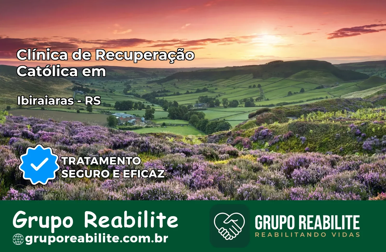 Clínica de Recuperação Católica em Ibiraiaras | Internação 24h