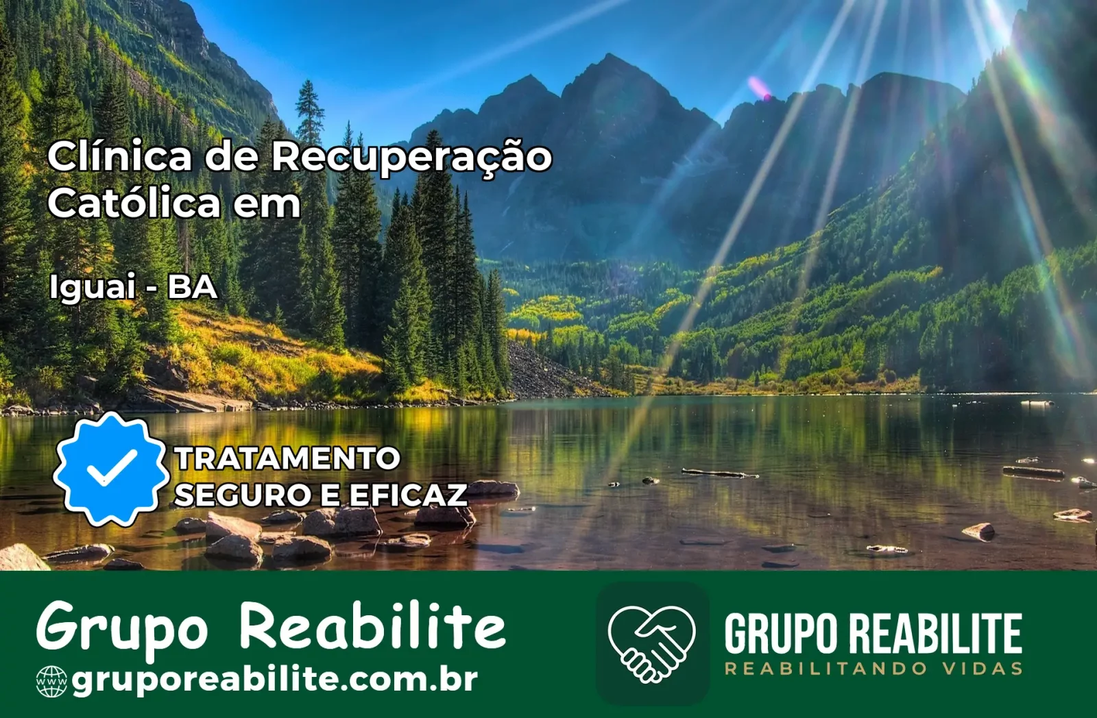 Clínica de Recuperação Católica em Iguaí | Internação 24h