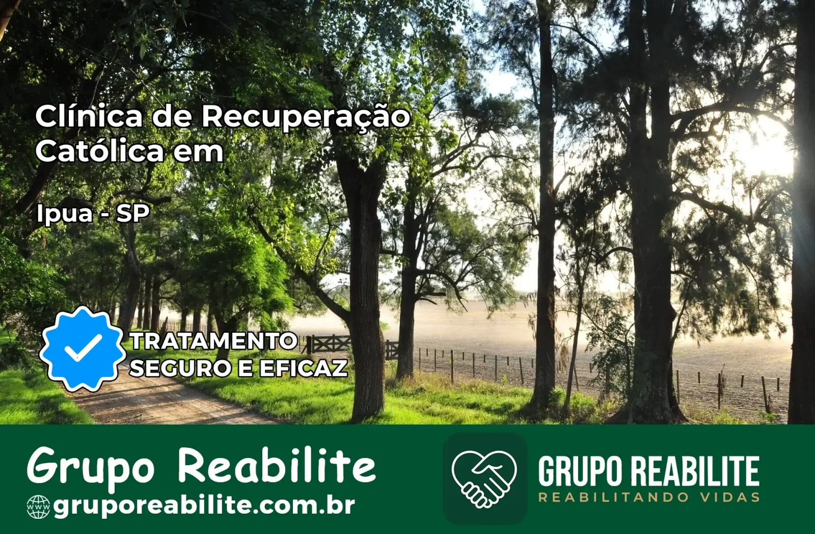 Clínica de Recuperação Católica em Ipuã | Internação 24h