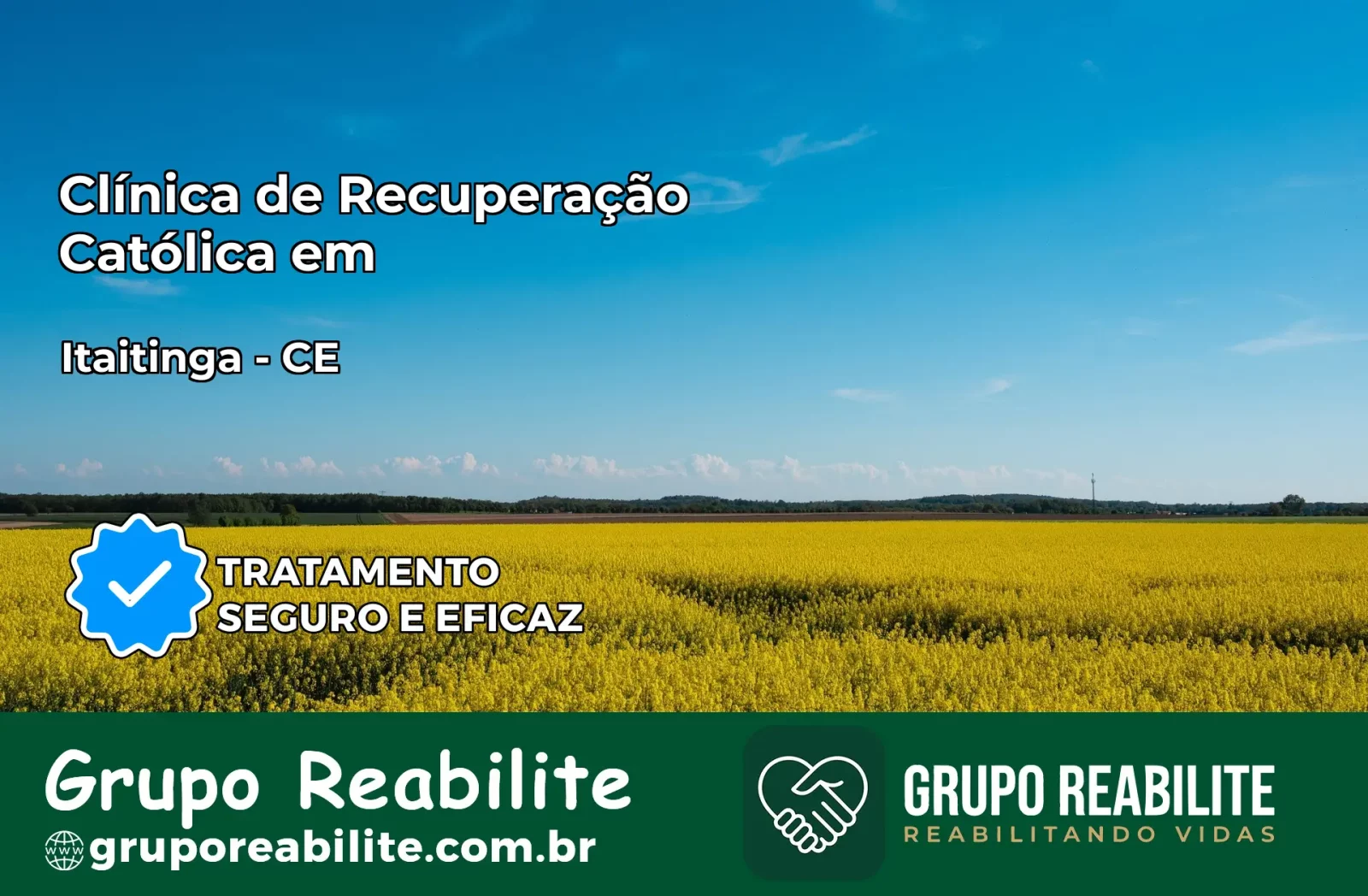 Clínica de Recuperação Católica em Itaitinga | Internação 24h