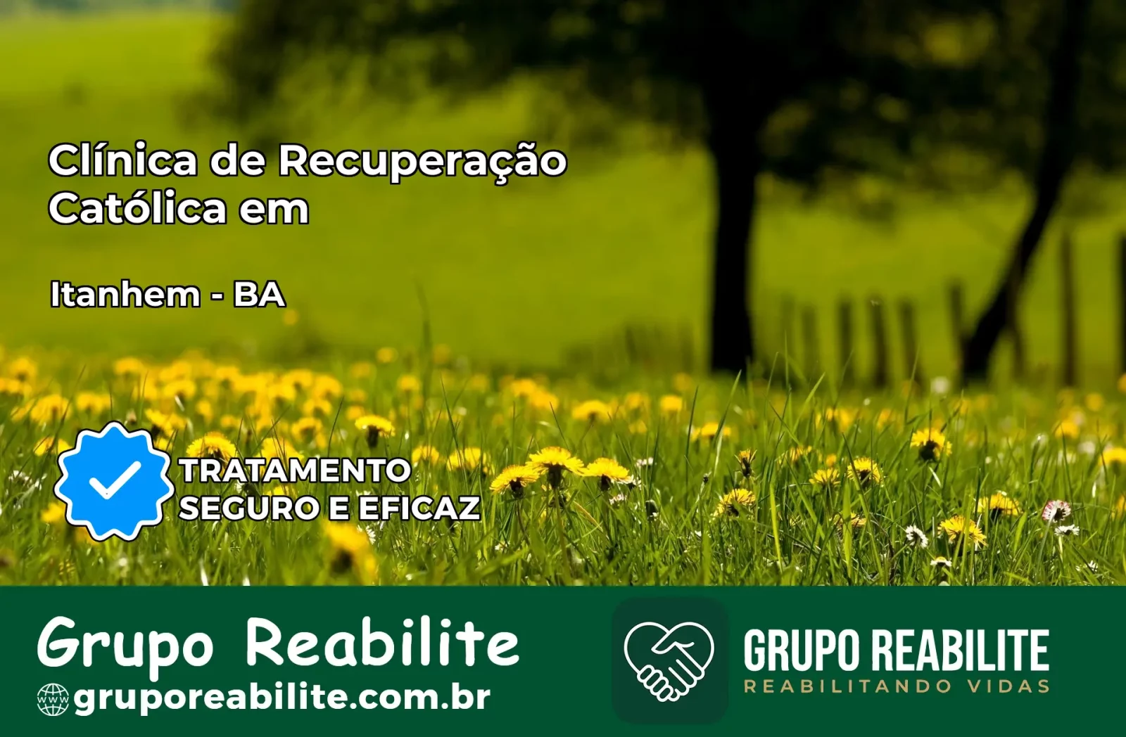 Clínica de Recuperação Católica em Itanhém | Internação 24h