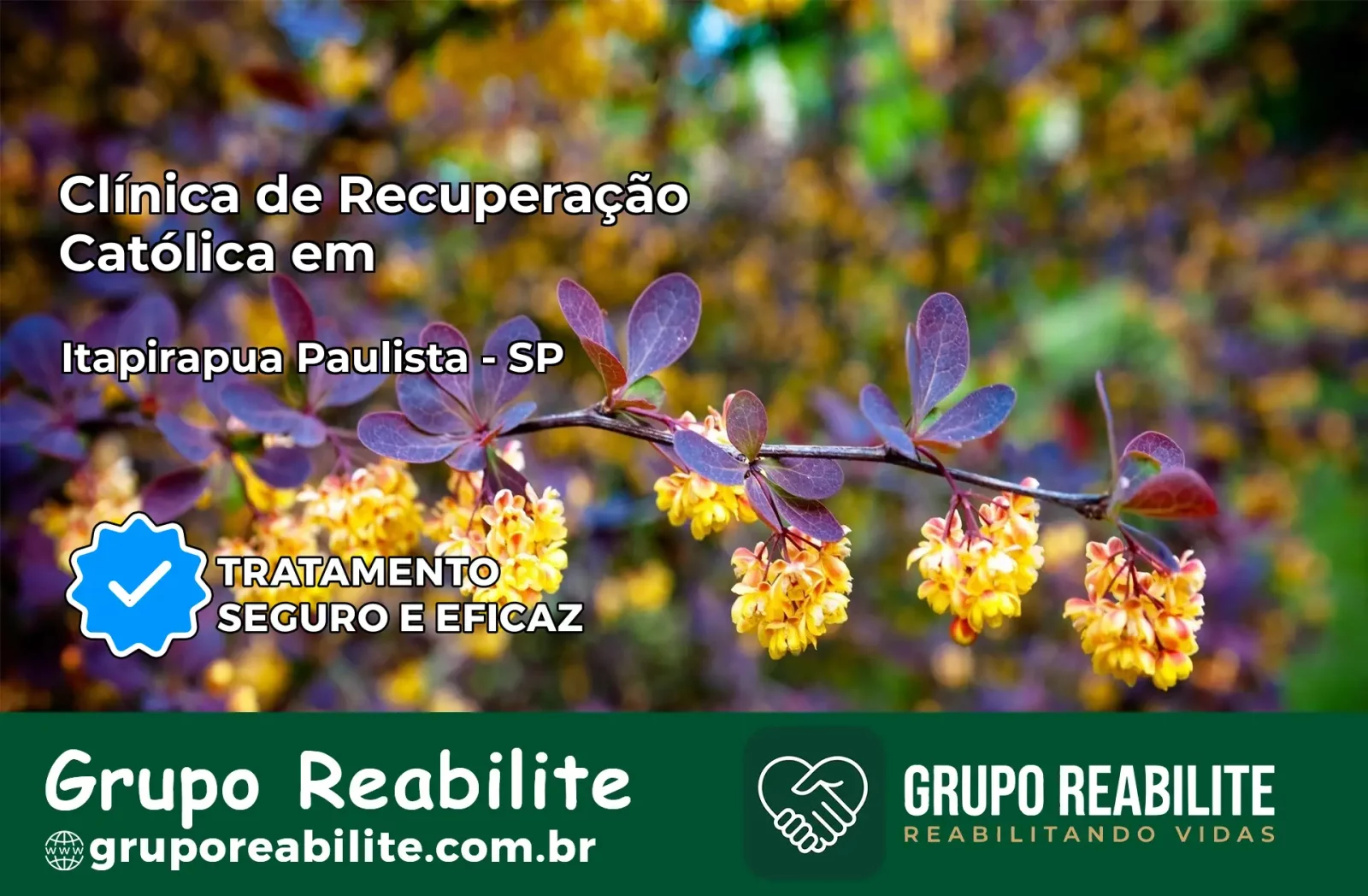Clínica de Recuperação Católica em Itapirapuã Paulista | Internação 24h