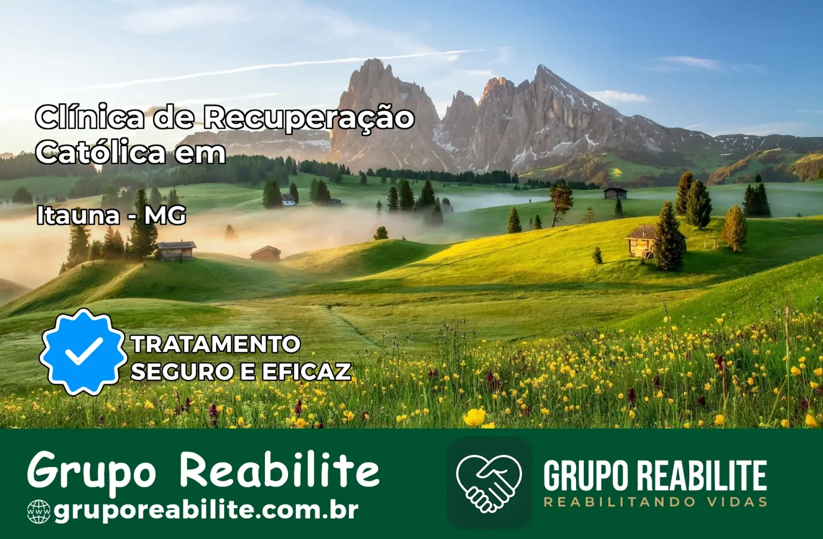 Clínica de Recuperação Católica em Itaúna | Internação 24h