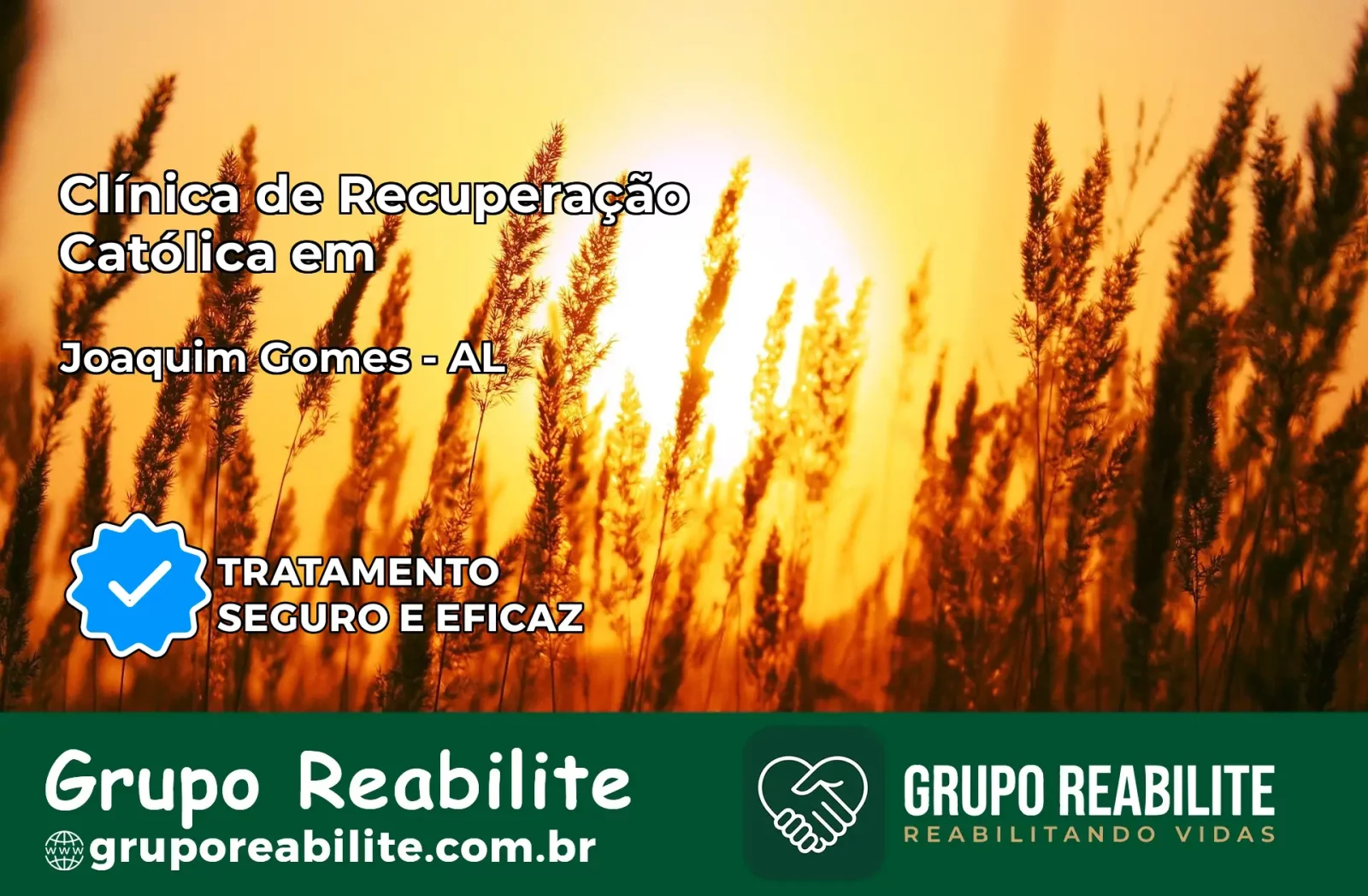 Clínica de Recuperação Católica em Joaquim Gomes | Internação 24h