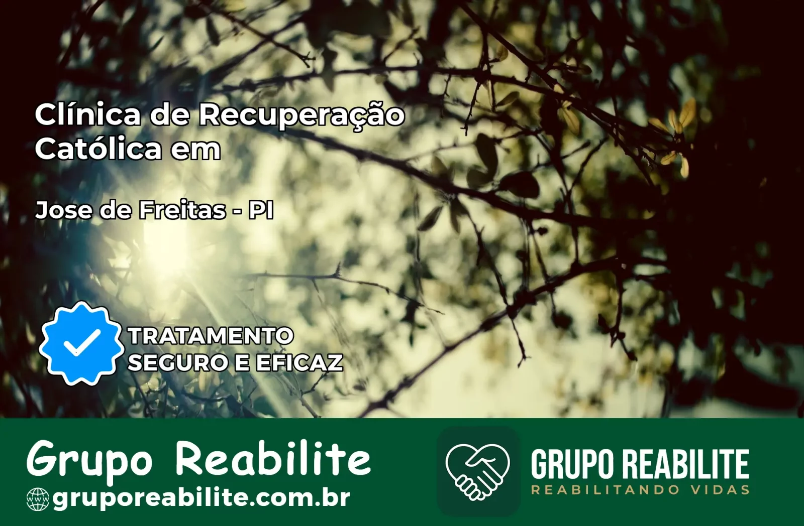 Clínica de Recuperação Católica em José de Freitas | Internação 24h