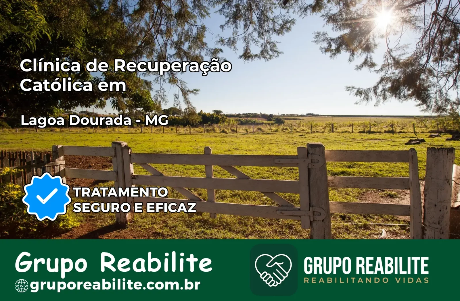 Clínica de Recuperação Católica em Lagoa Dourada | Internação 24h