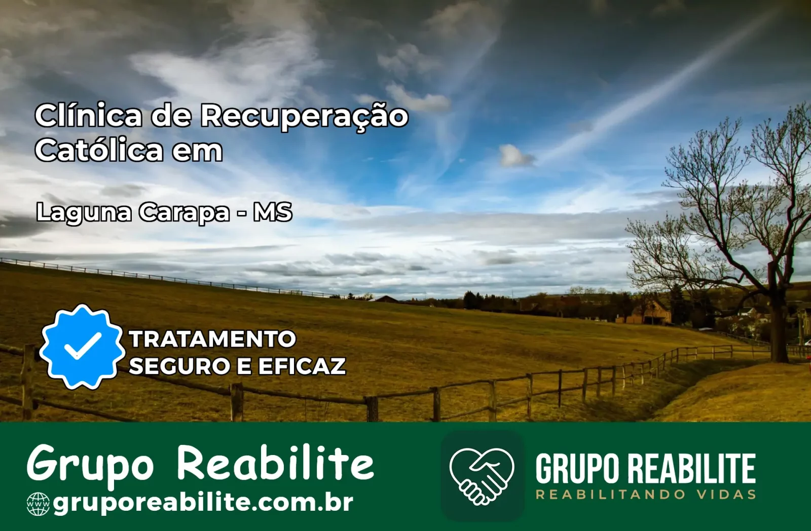 Clínica de Recuperação Católica em Laguna Carapã | Internação 24h