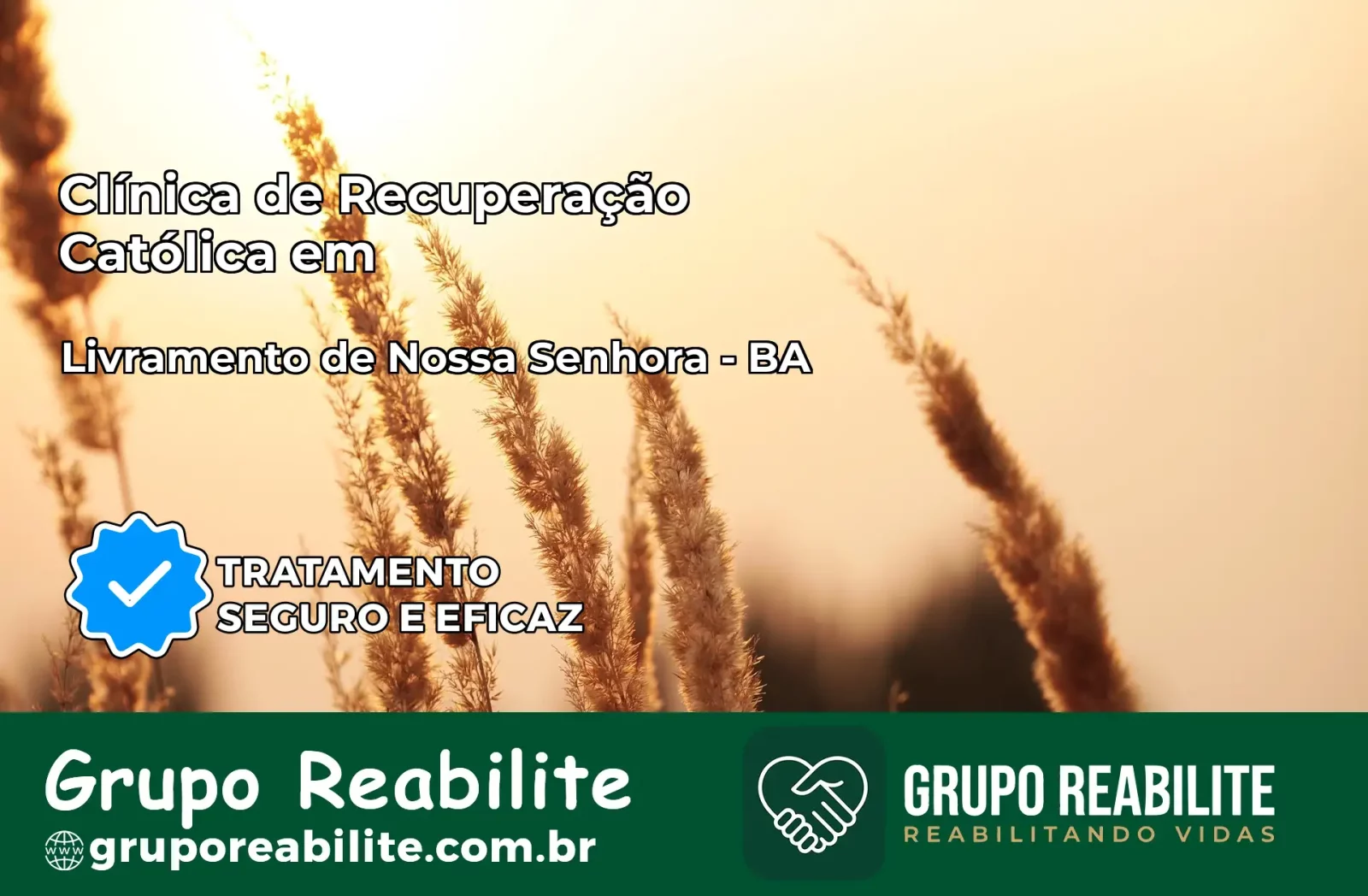 Clínica de Recuperação Católica em Livramento de Nossa Senhora | Internação 24h