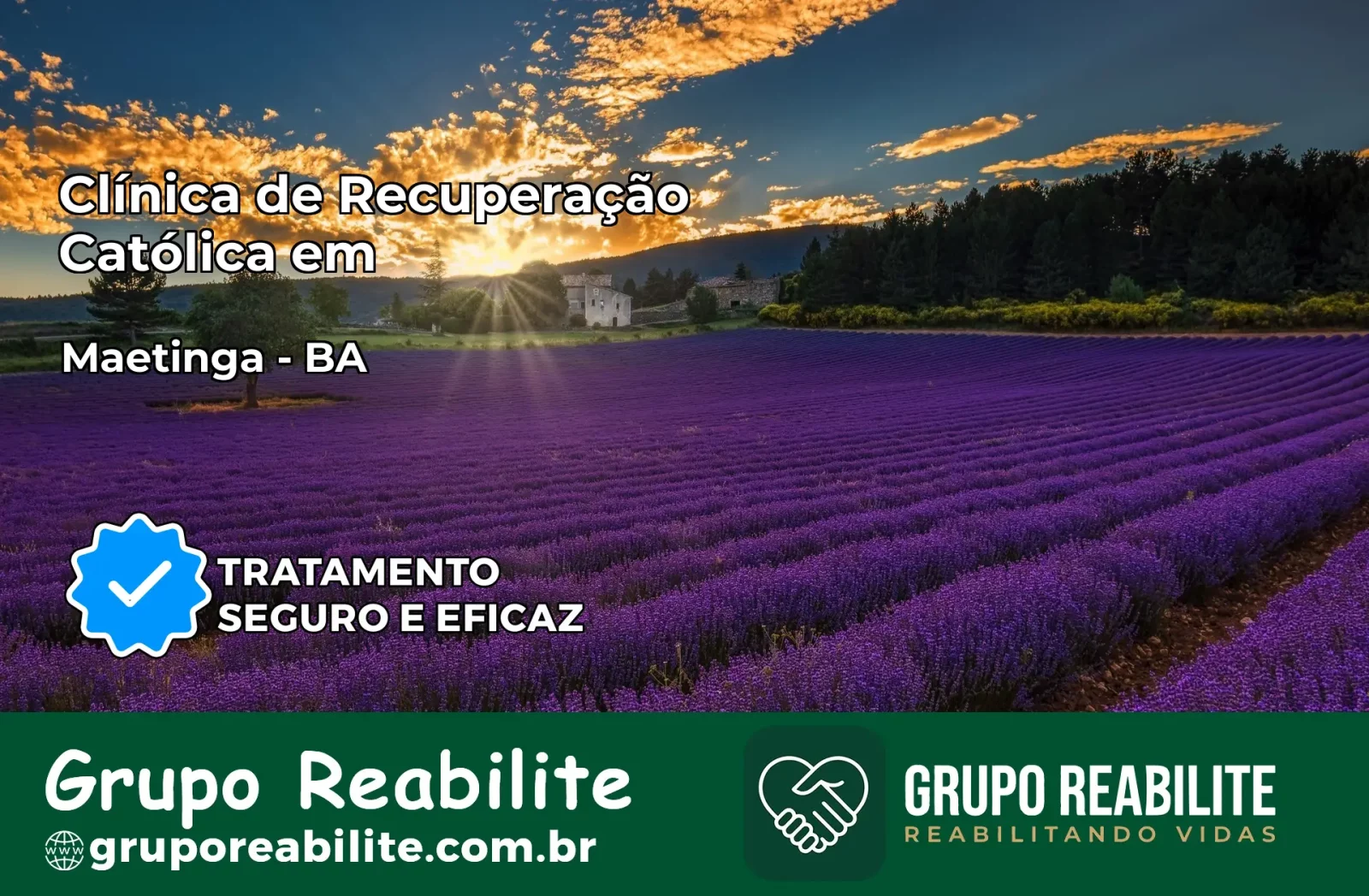 Clínica de Recuperação Católica em Maetinga | Internação 24h
