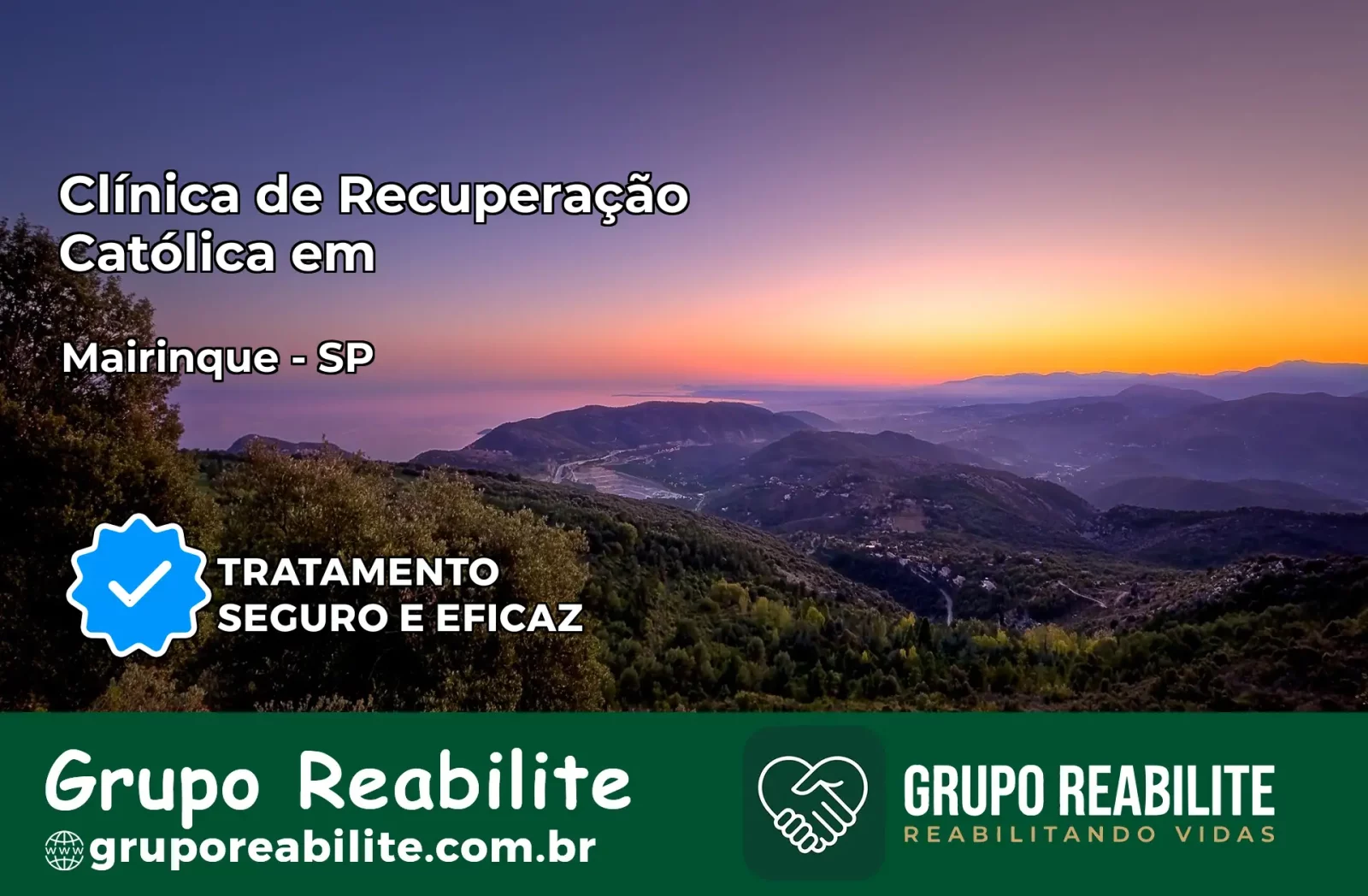 Clínica de Recuperação Católica em Mairinque | Internação 24h