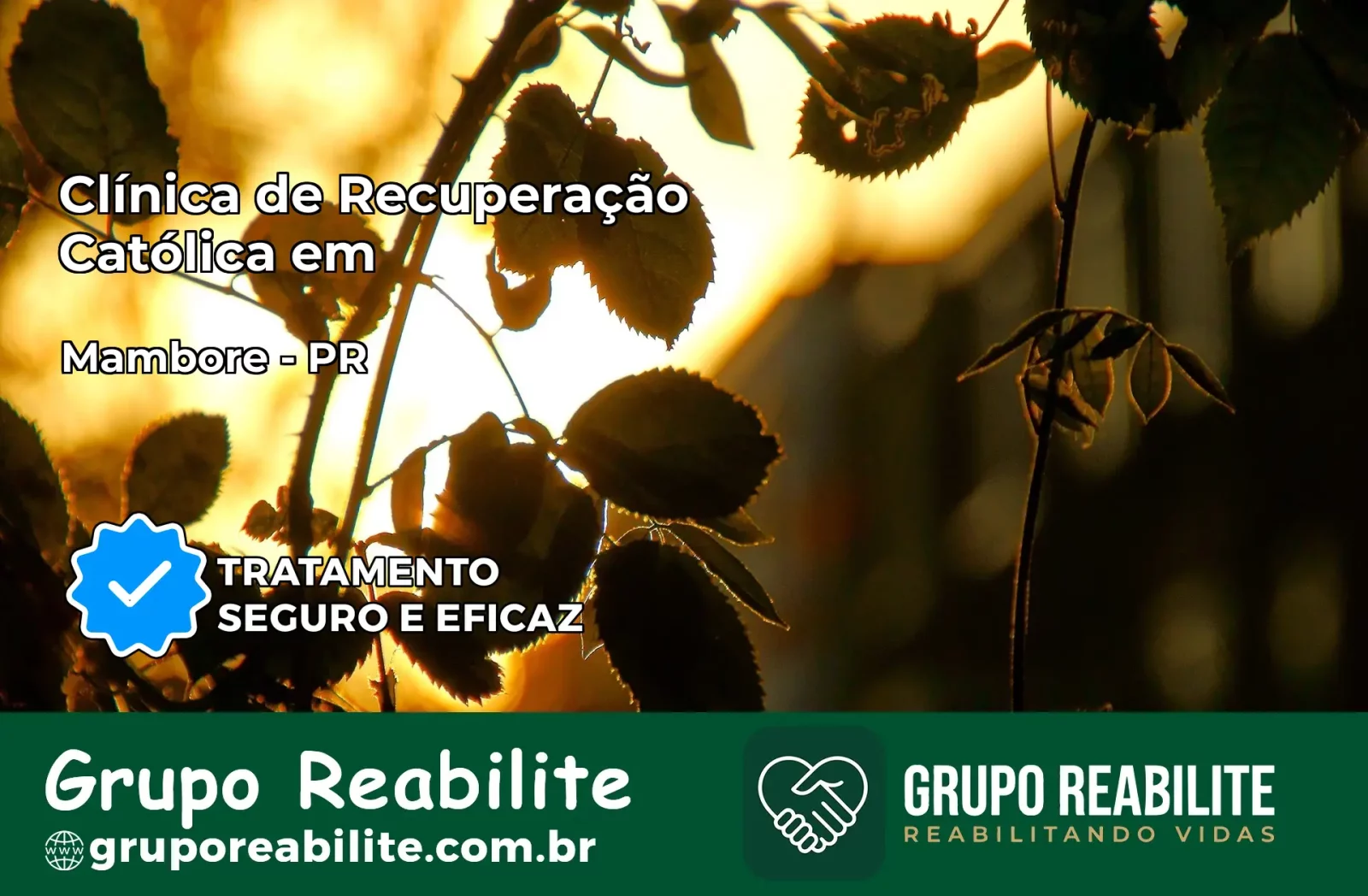 Clínica de Recuperação Católica em Mamborê | Internação 24h