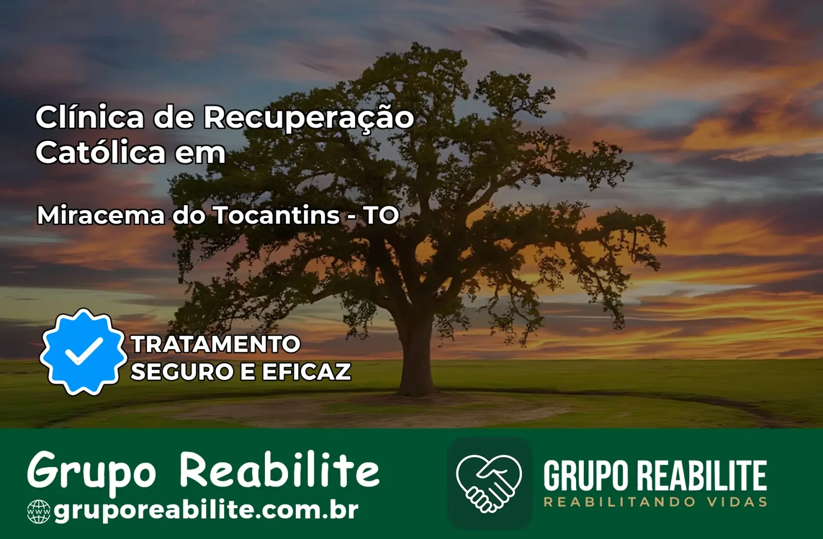 Clínica de Recuperação Católica em Miracema do Tocantins | Internação 24h