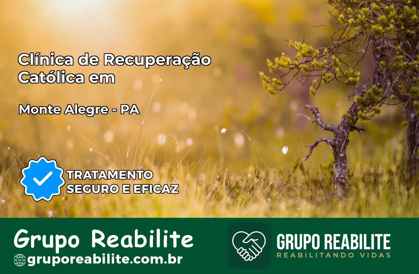 Clínica de Recuperação Católica em Monte Alegre | Internação 24h
