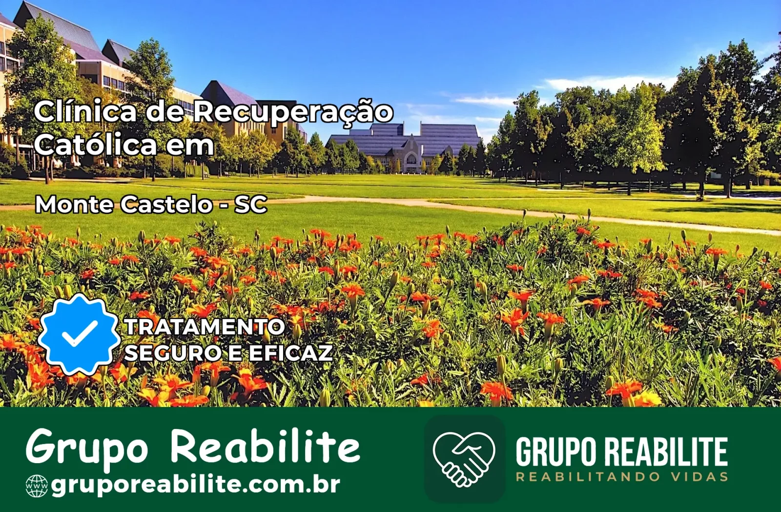 Clínica de Recuperação Católica em Monte Castelo | Internação 24h
