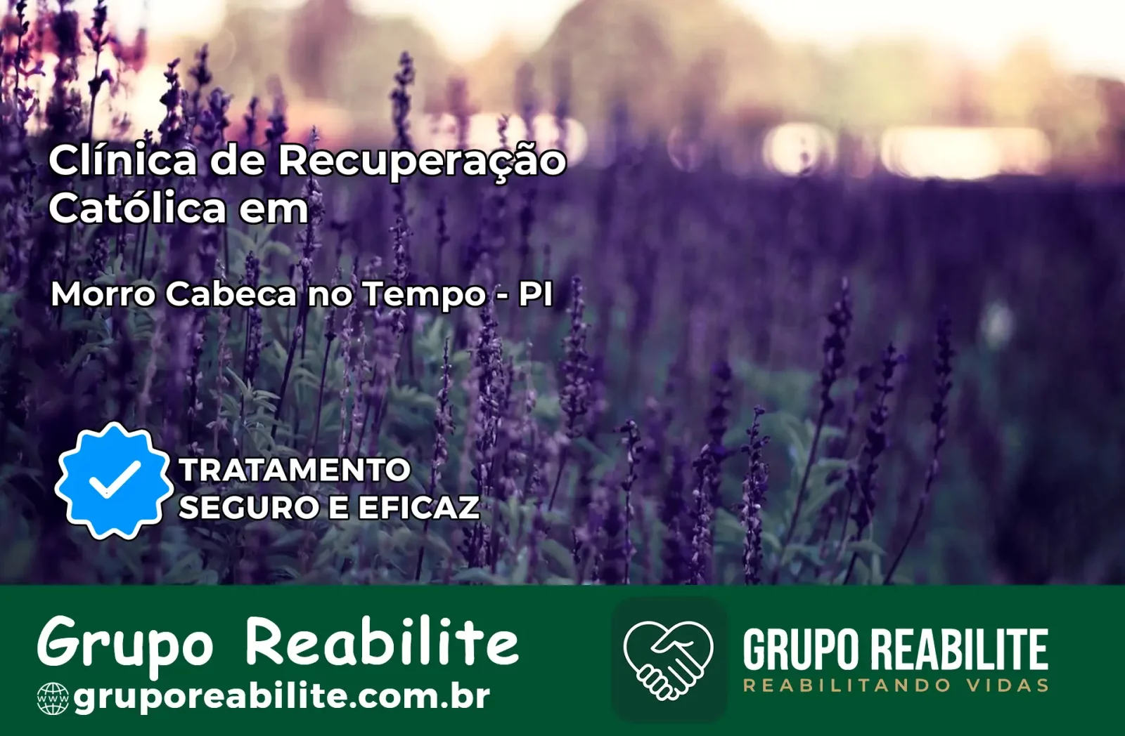Clínica de Recuperação Católica em Morro Cabeça no Tempo | Internação 24h