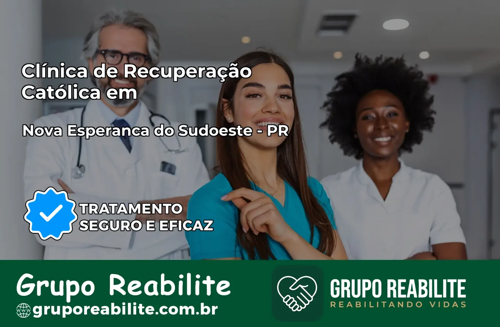 Clínica de Recuperação Católica em Nova Esperança do Sudoeste | Internação 24h