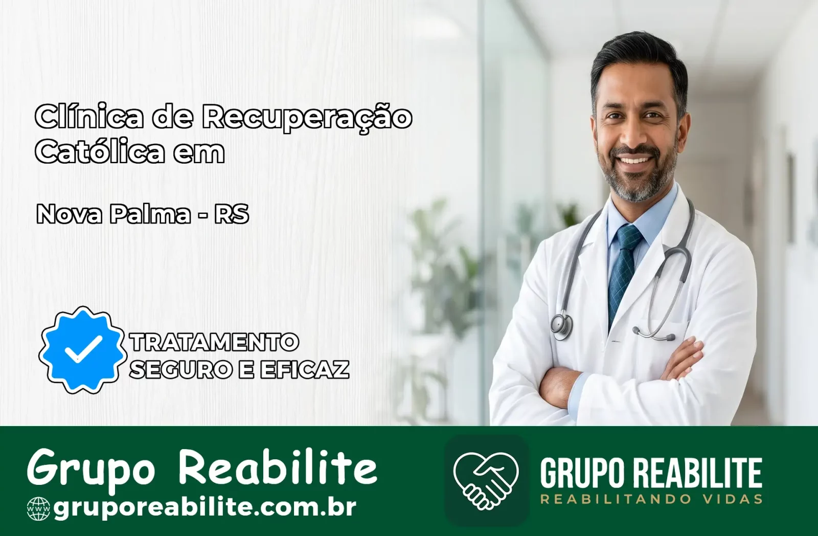 Clínica de Recuperação Católica em Nova Palma | Internação 24h