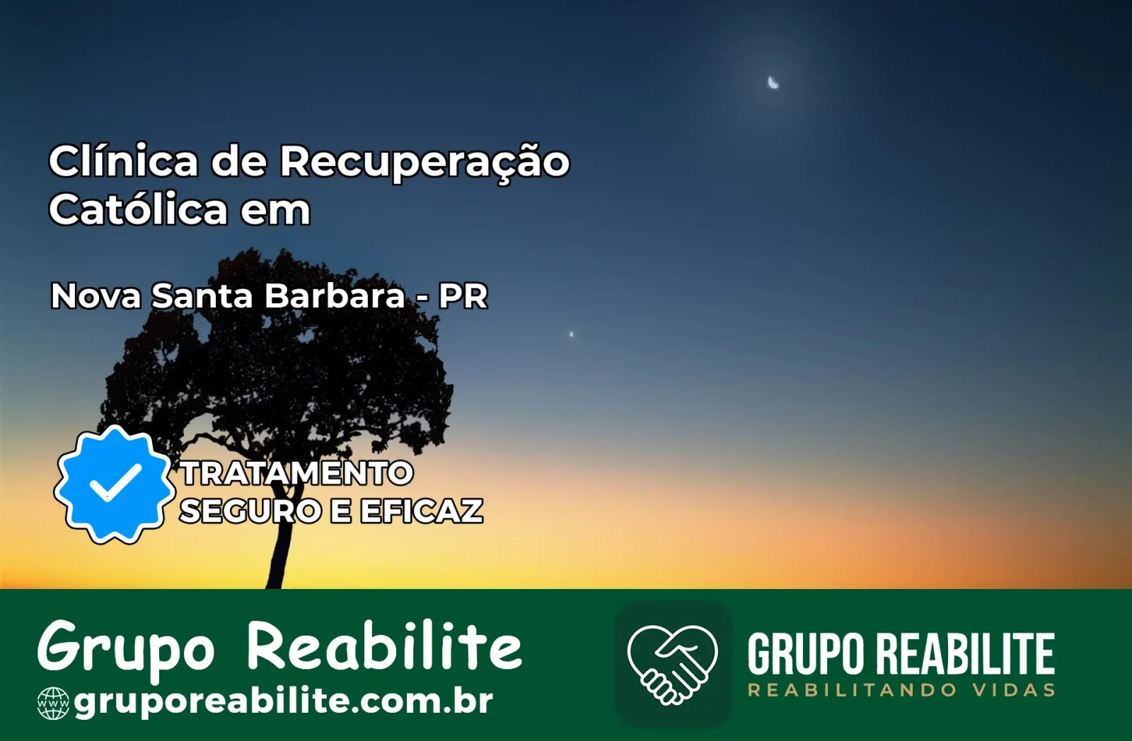 Clínica de Recuperação Católica em Nova Santa Bárbara | Internação 24h