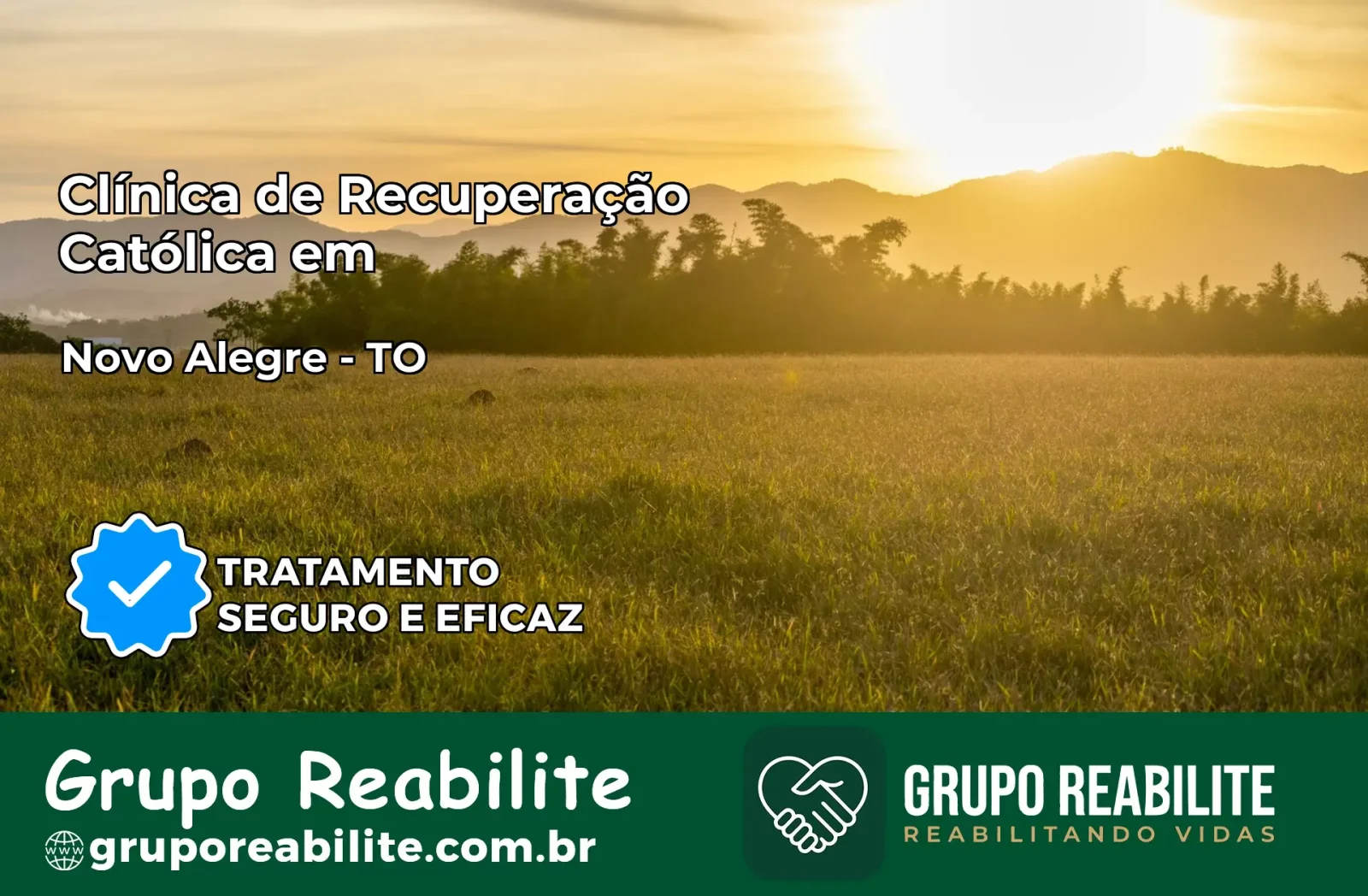 Clínica de Recuperação Católica em Novo Alegre | Internação 24h