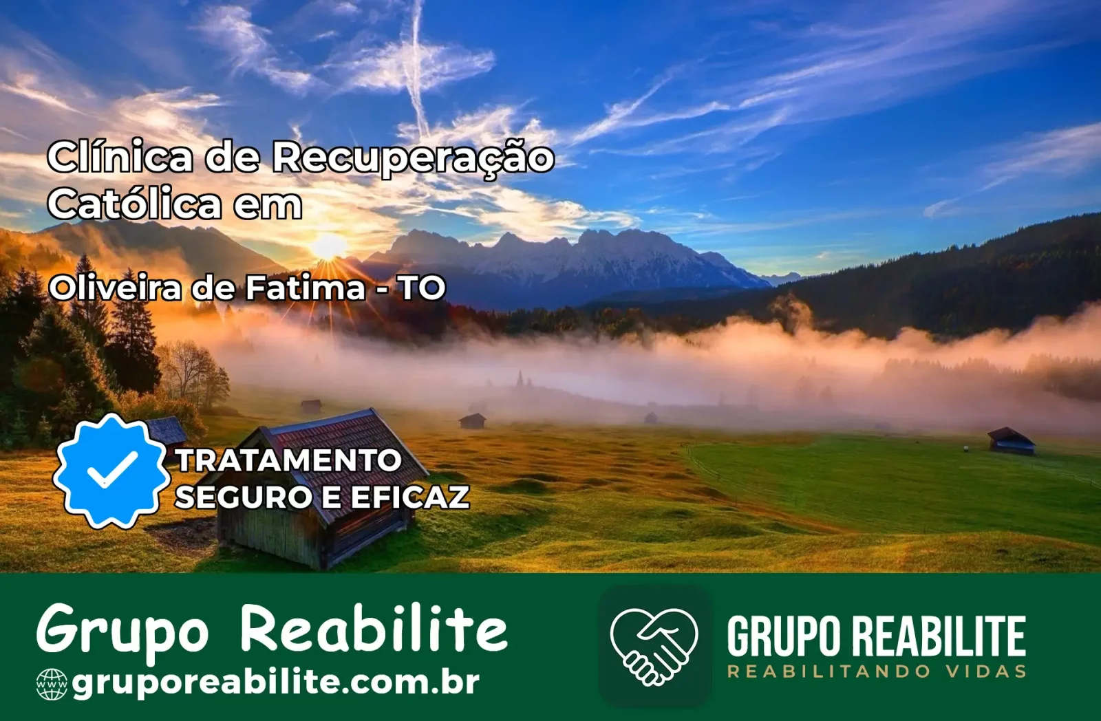 Clínica de Recuperação Católica em Oliveira de Fátima | Internação 24h