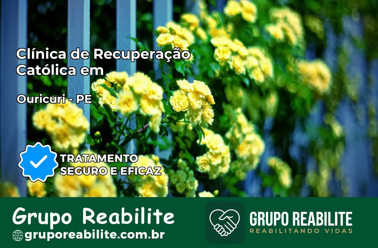 Clínica de Recuperação Católica em Ouricuri | Internação 24h