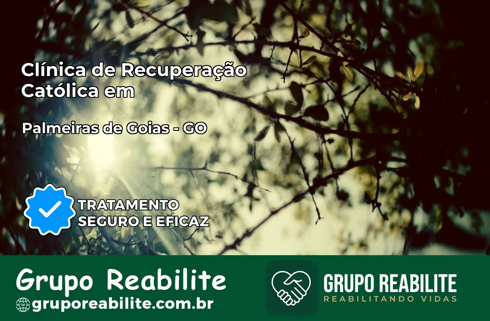 Clínica de Recuperação Católica em Palmeiras de Goiás | Internação 24h