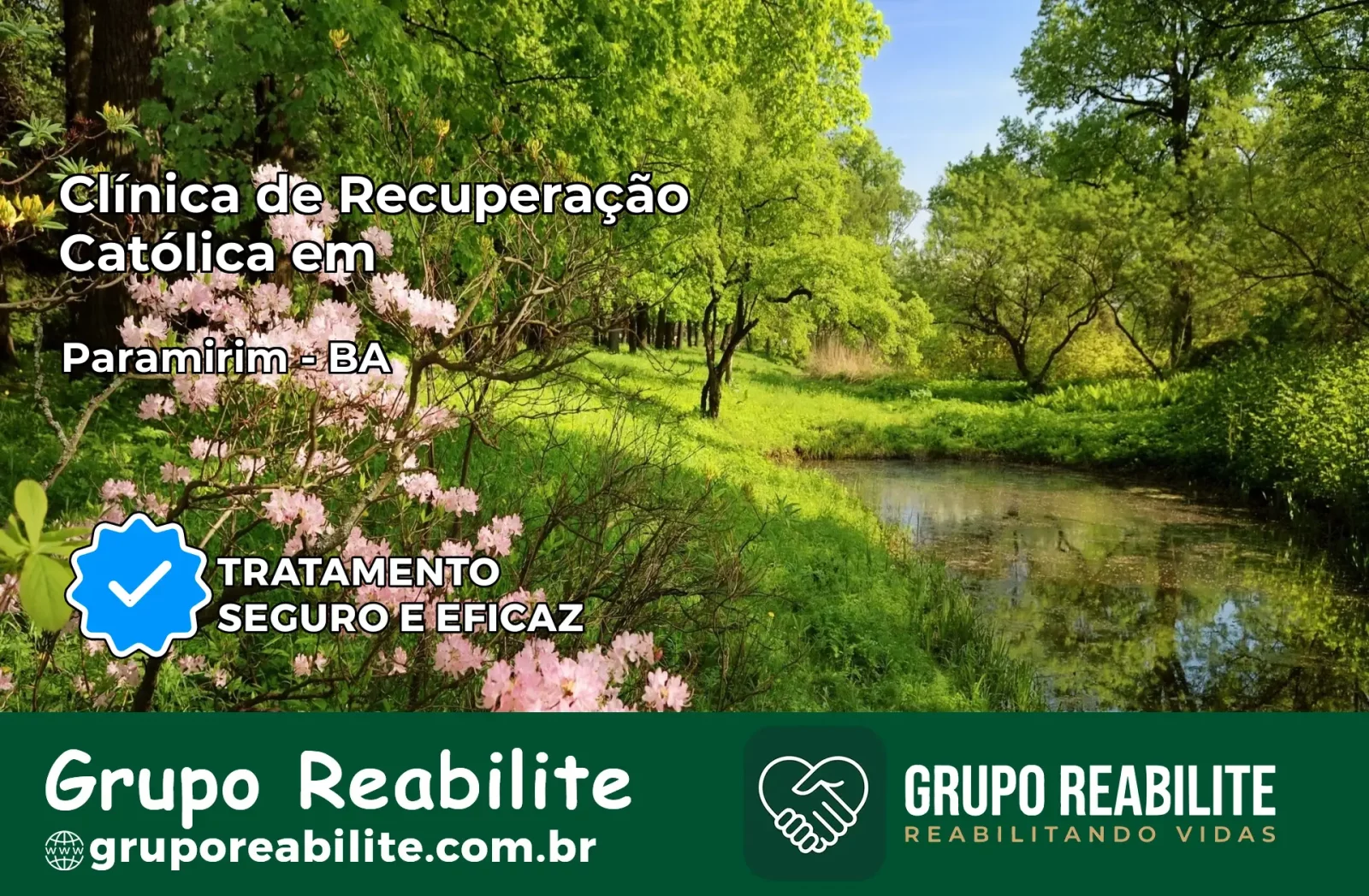Clínica de Recuperação Católica em Paramirim | Internação 24h