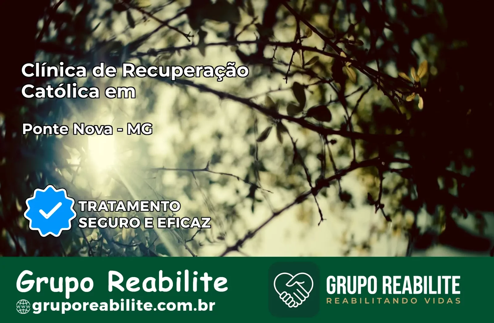 Clínica de Recuperação Católica em Ponte Nova | Internação 24h