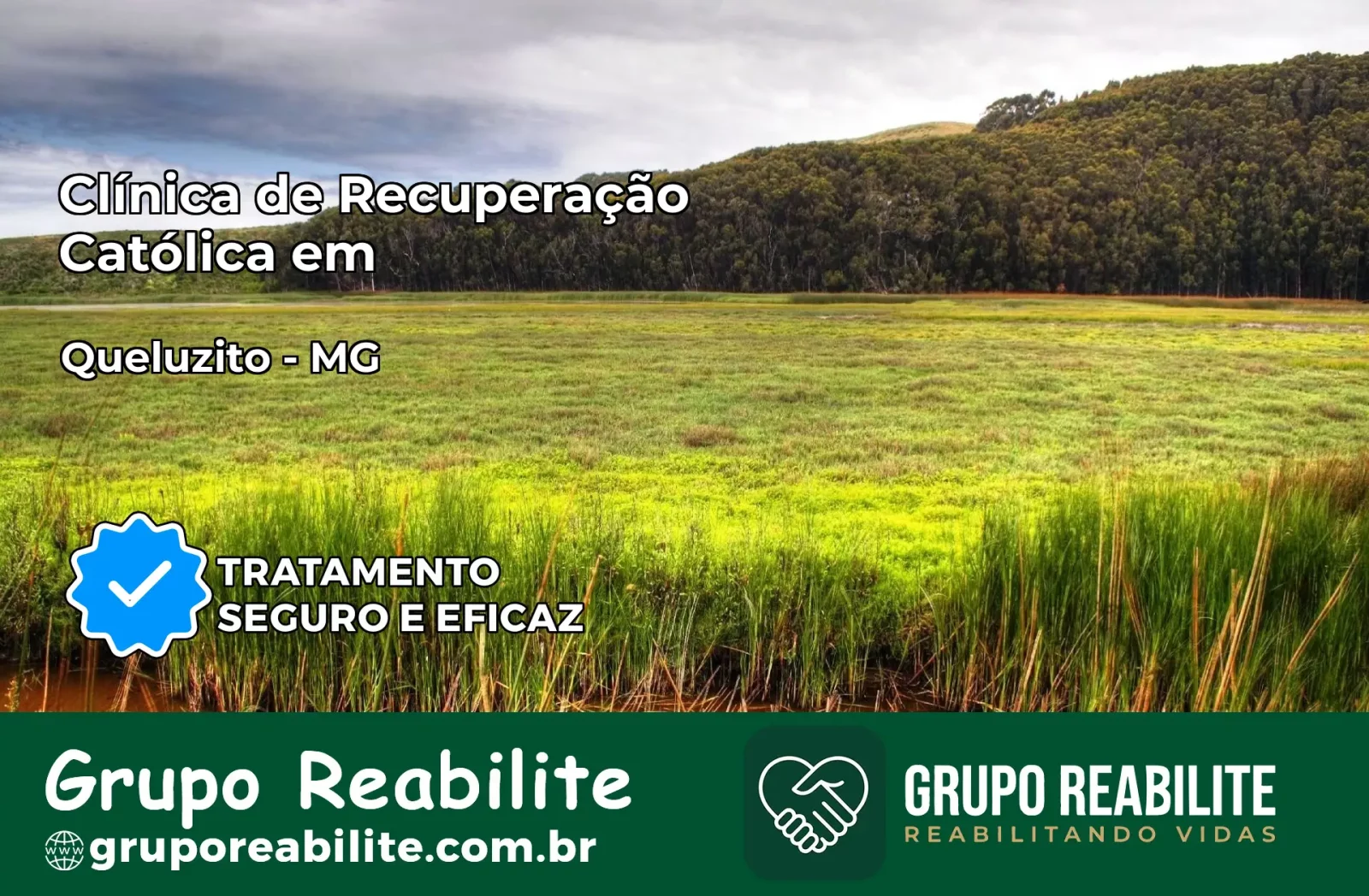 Clínica de Recuperação Católica em Queluzito | Internação 24h