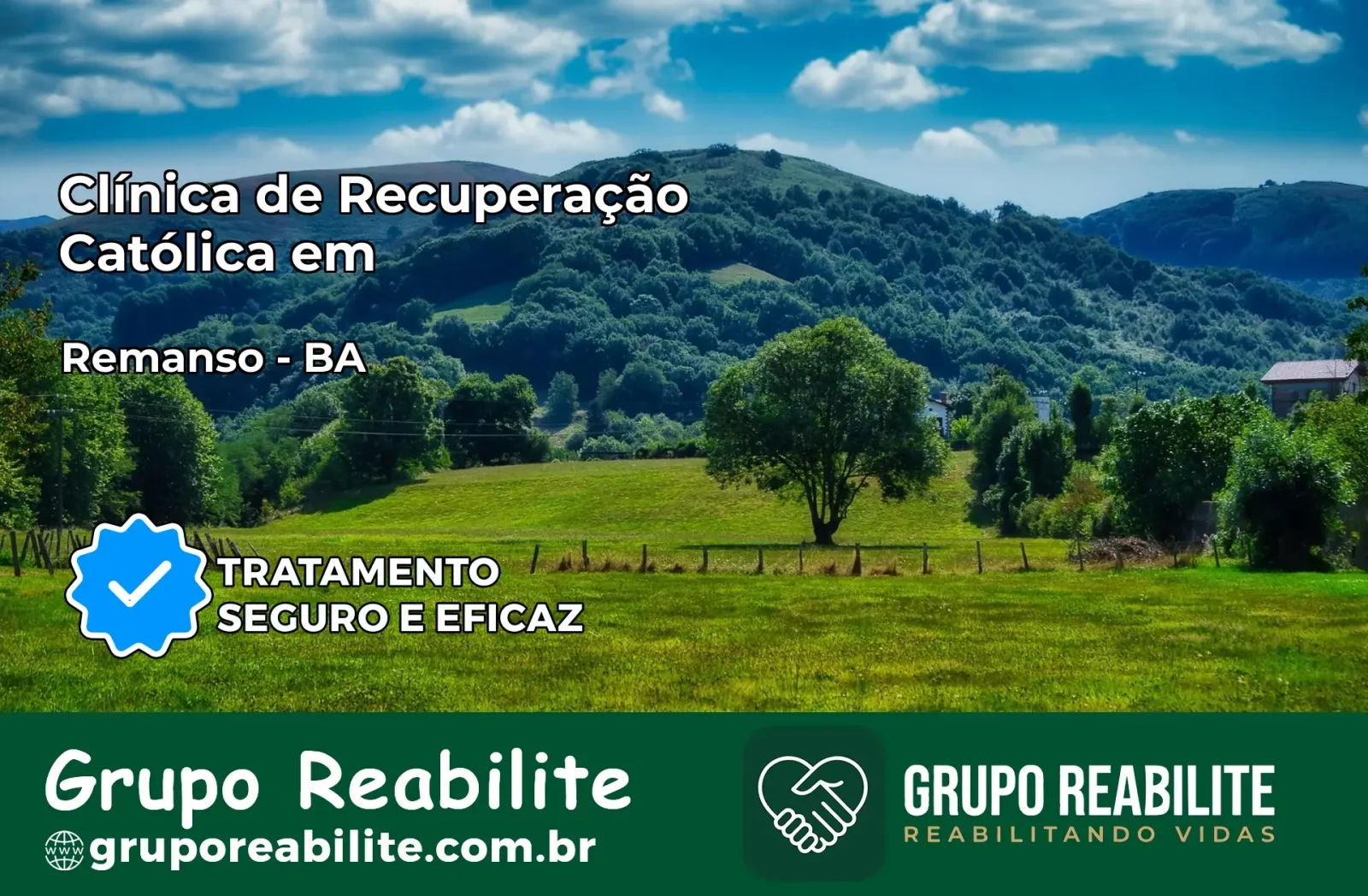 Clínica de Recuperação Católica em Remanso | Internação 24h