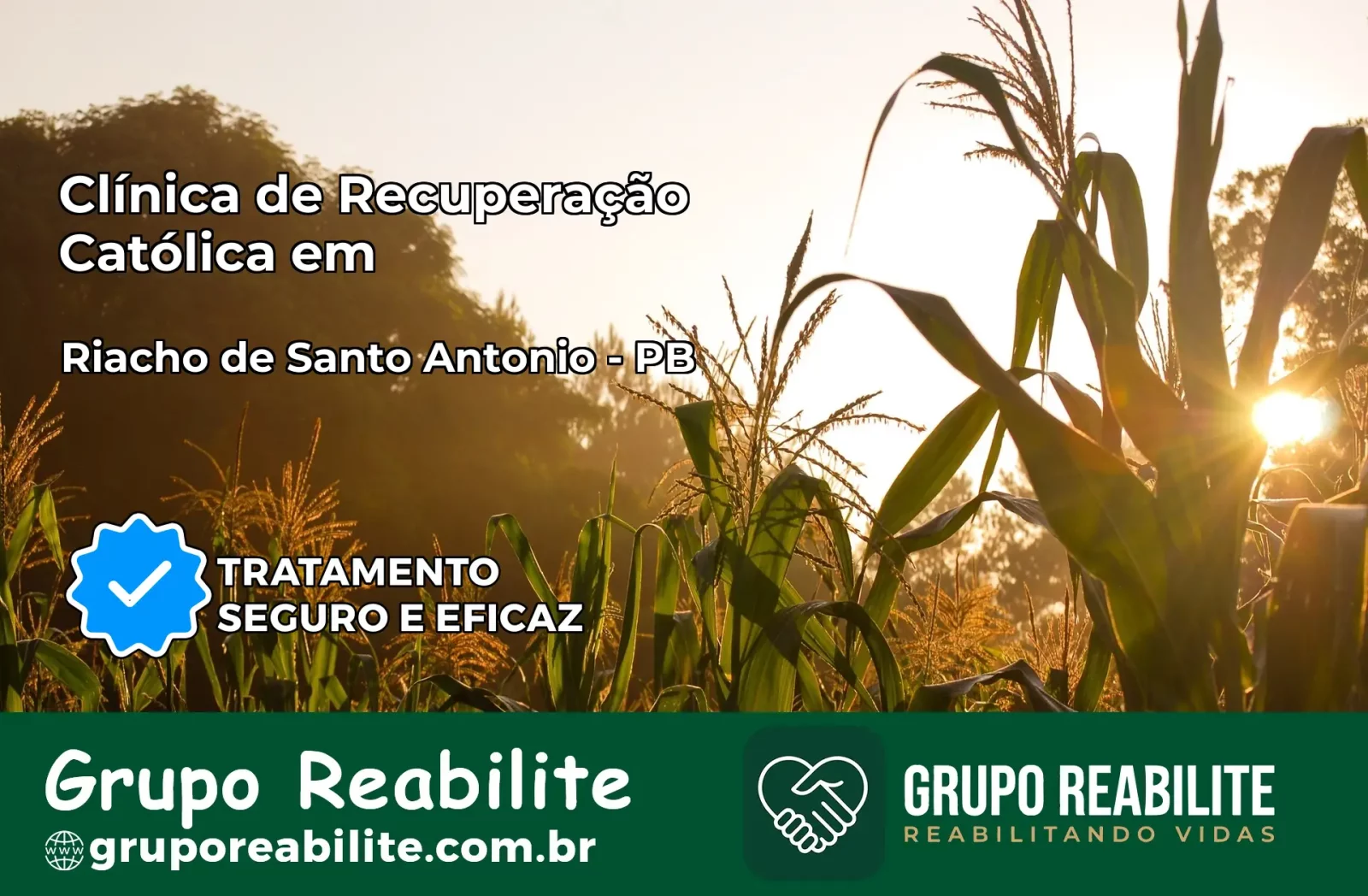 Clínica de Recuperação Católica em Riacho de Santo Antônio | Internação 24h