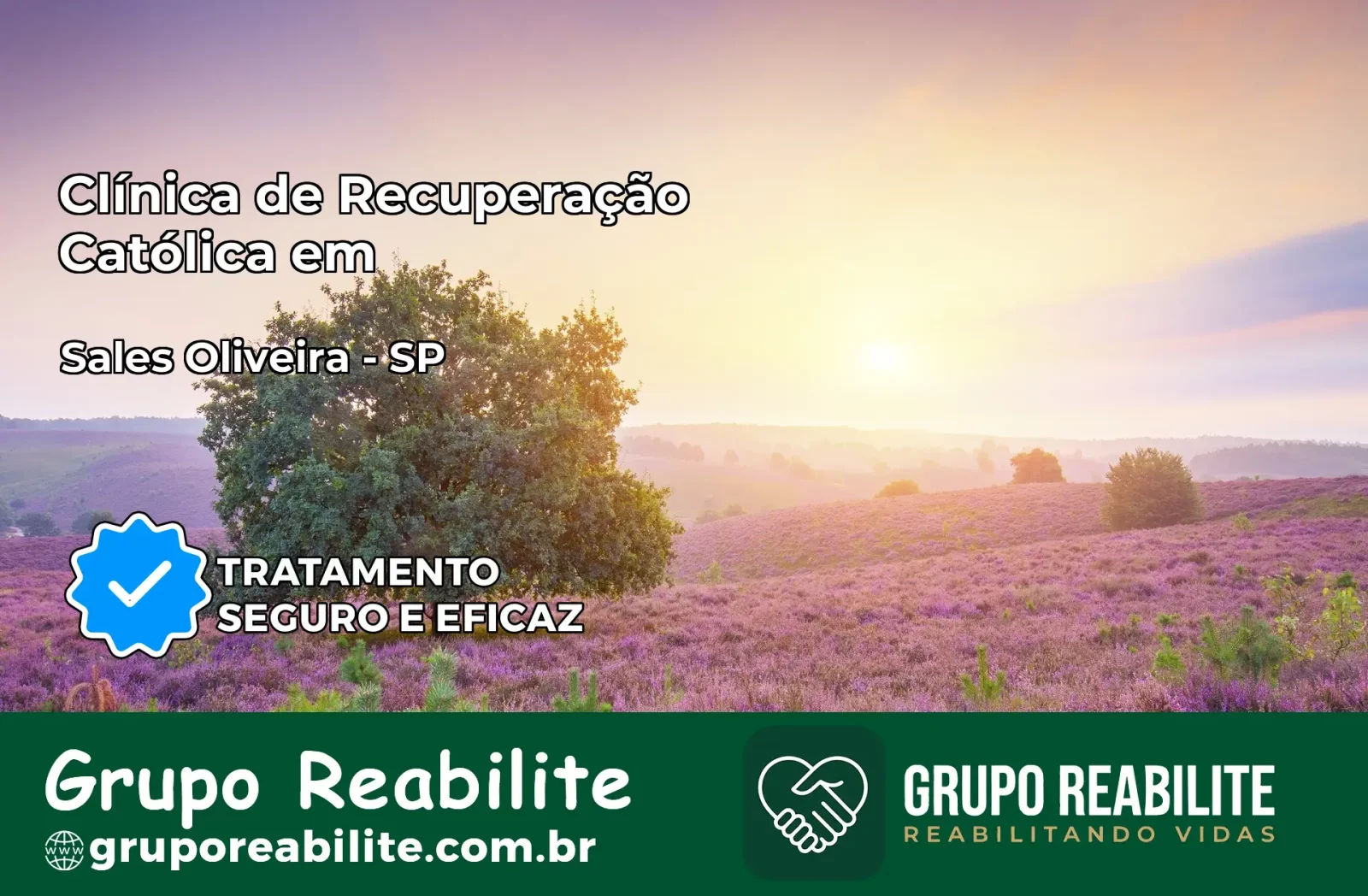 Clínica de Recuperação Católica em Sales Oliveira | Internação 24h