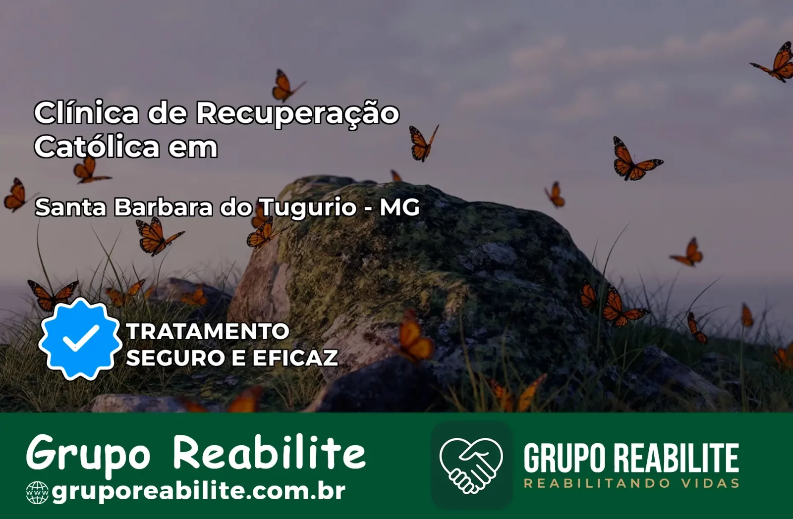 Clínica de Recuperação Católica em Santa Bárbara do Tugúrio | Internação 24h