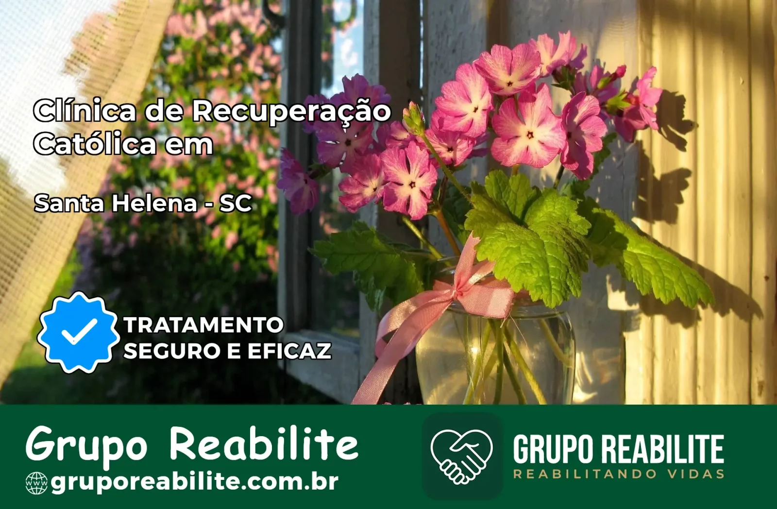 Clínica de Recuperação Católica em Santa Helena | Internação 24h