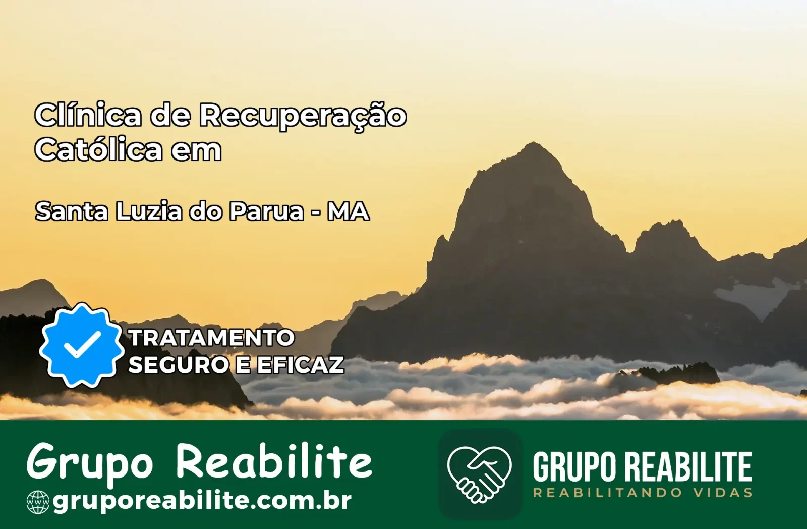 Clínica de Recuperação Católica em Santa Luzia do Paruá | Internação 24h