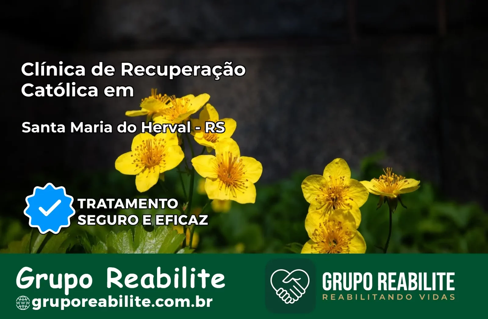 Clínica de Recuperação Católica em Santa Maria do Herval | Internação 24h
