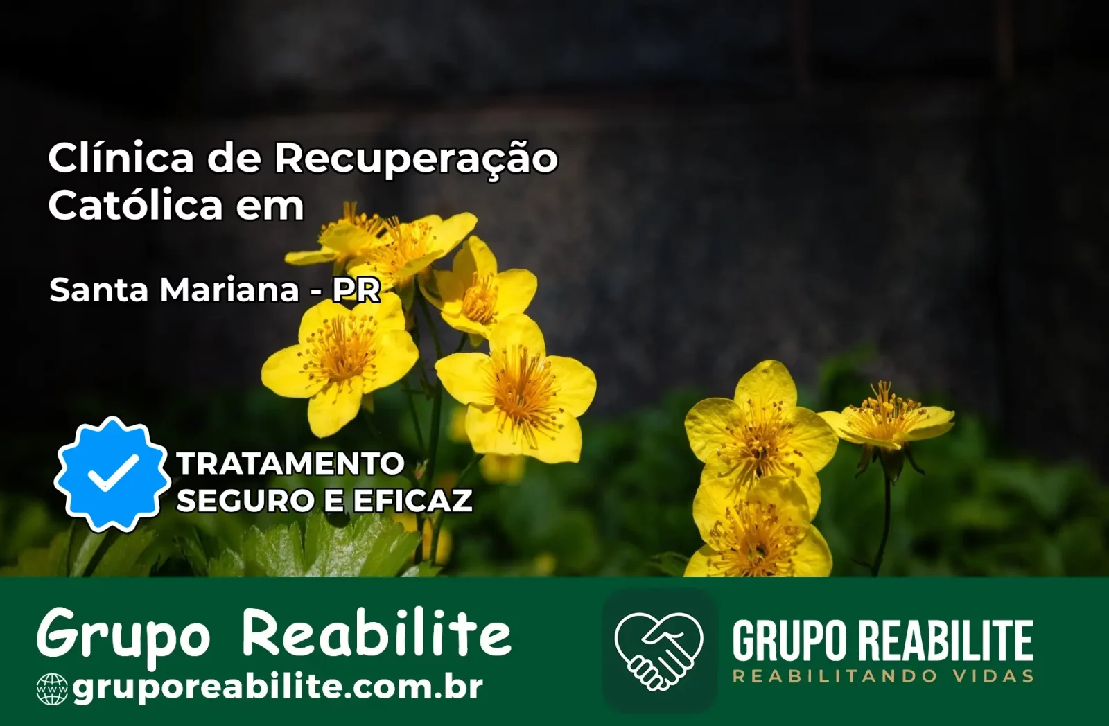 Clínica de Recuperação Católica em Santa Mariana | Internação 24h