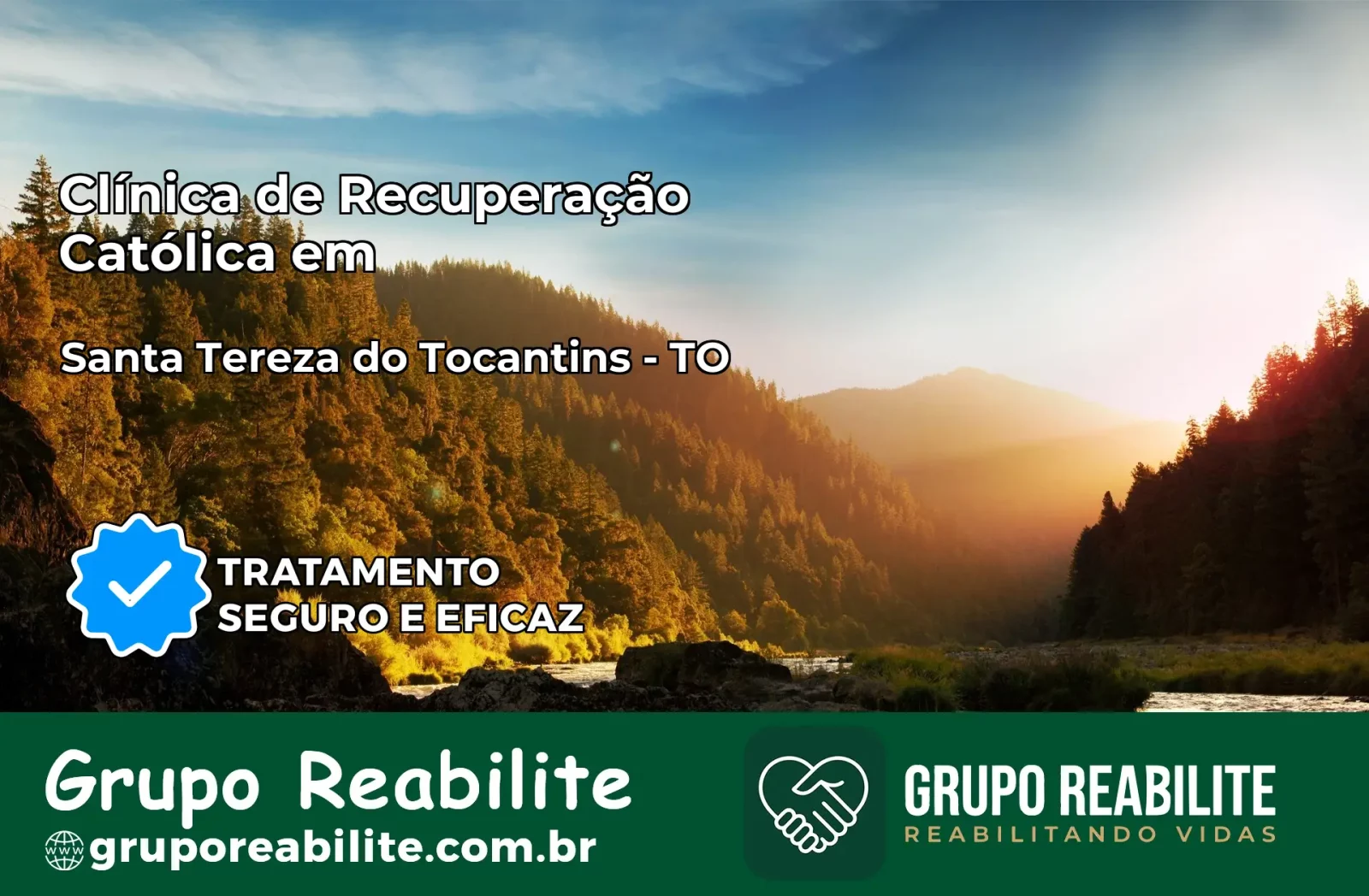 Clínica de Recuperação Católica em Santa Tereza do Tocantins | Internação 24h
