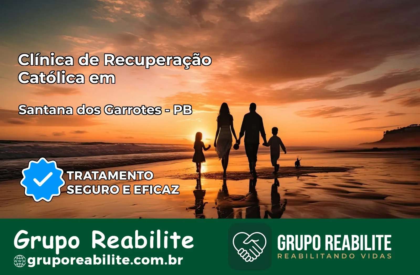 Clínica de Recuperação Católica em Santana dos Garrotes | Internação 24h