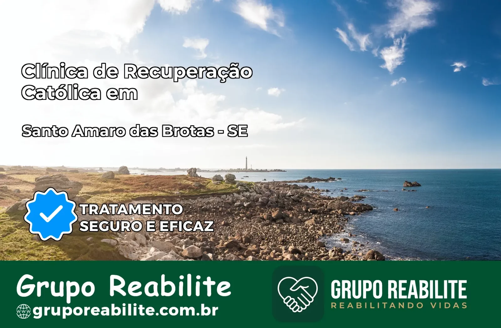 Clínica de Recuperação Católica em Santo Amaro das Brotas | Internação 24h