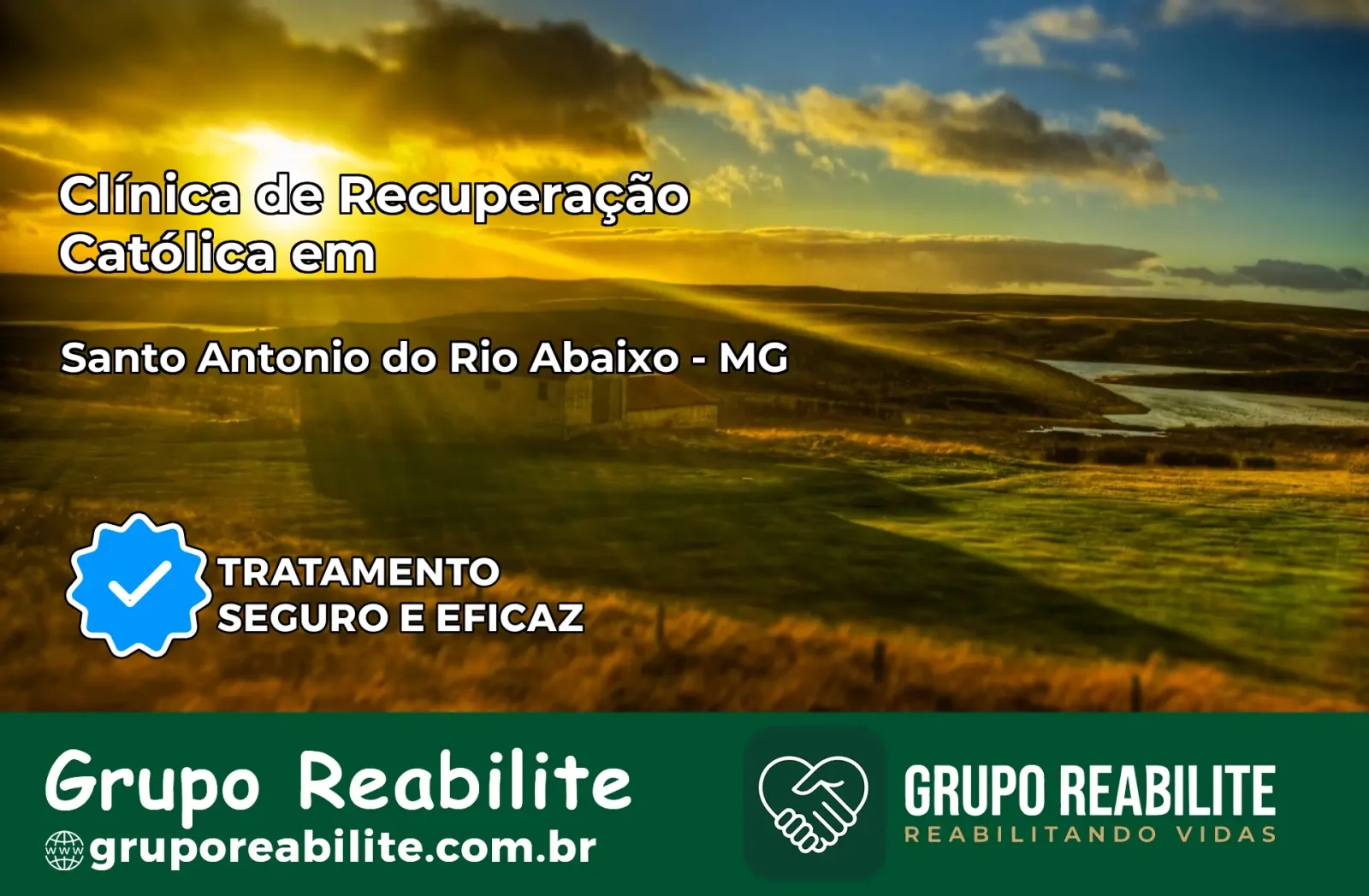 Clínica de Recuperação Católica em Santo Antônio do Rio Abaixo | Internação 24h