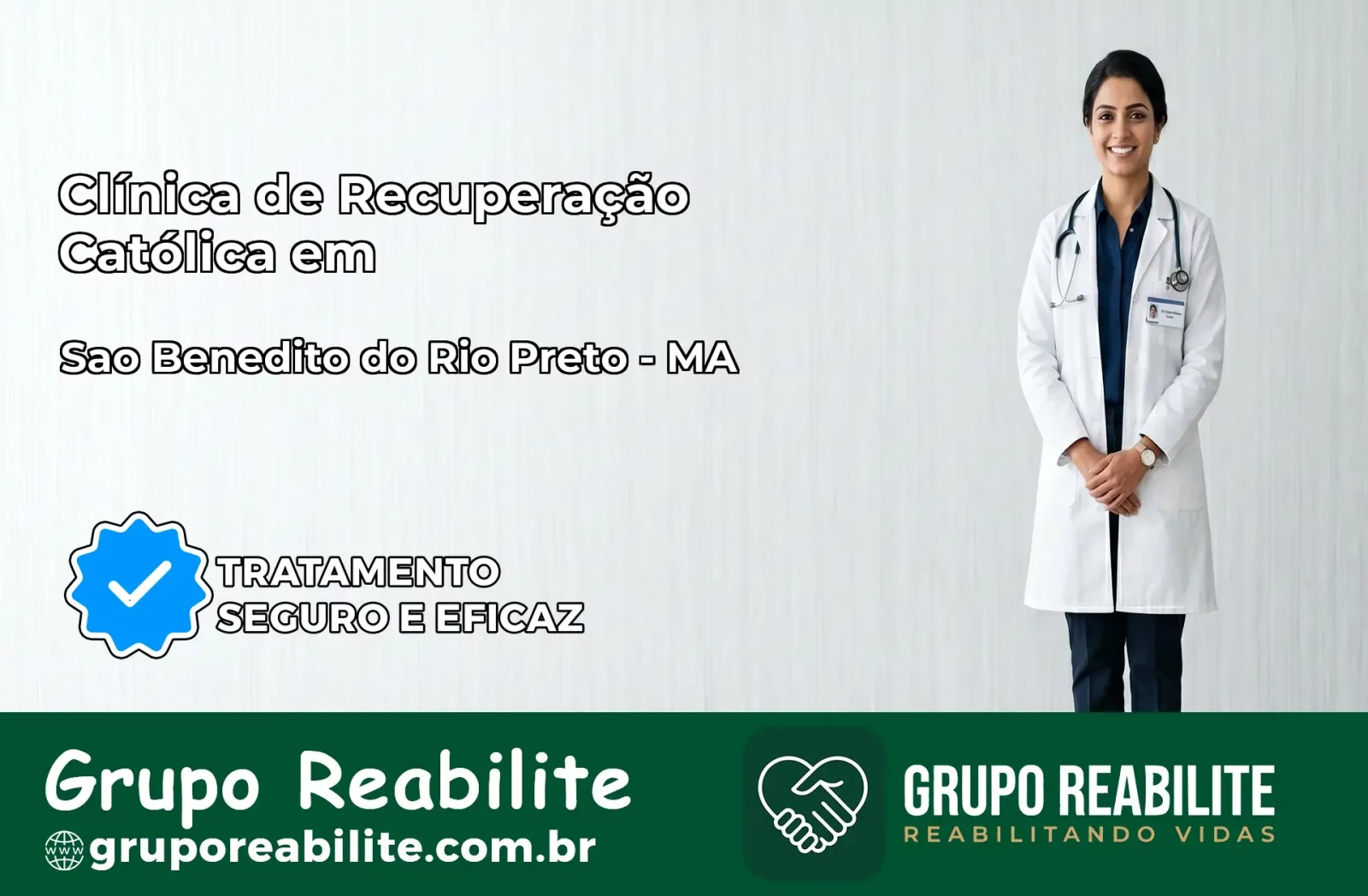 Clínica de Recuperação Católica em São Benedito do Rio Preto | Internação 24h