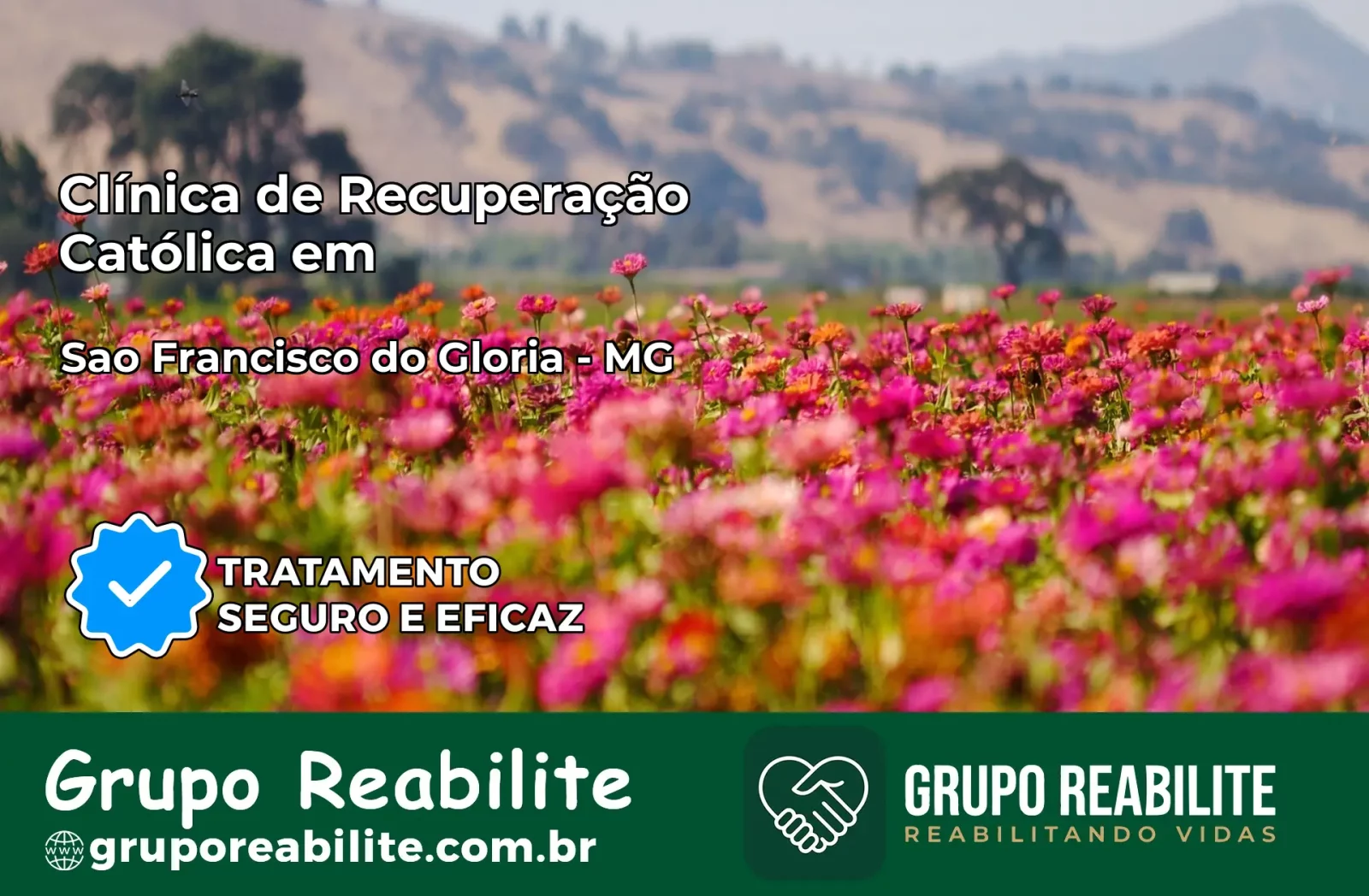 Clínica de Recuperação Católica em São Francisco do Glória | Internação 24h
