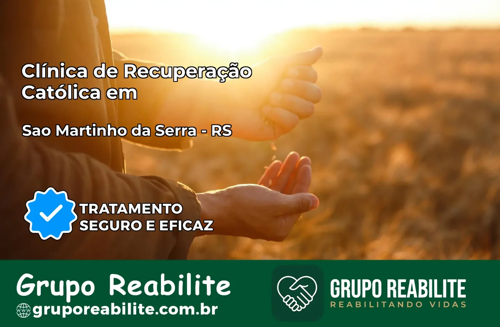Clínica de Recuperação Católica em São Martinho da Serra | Internação 24h