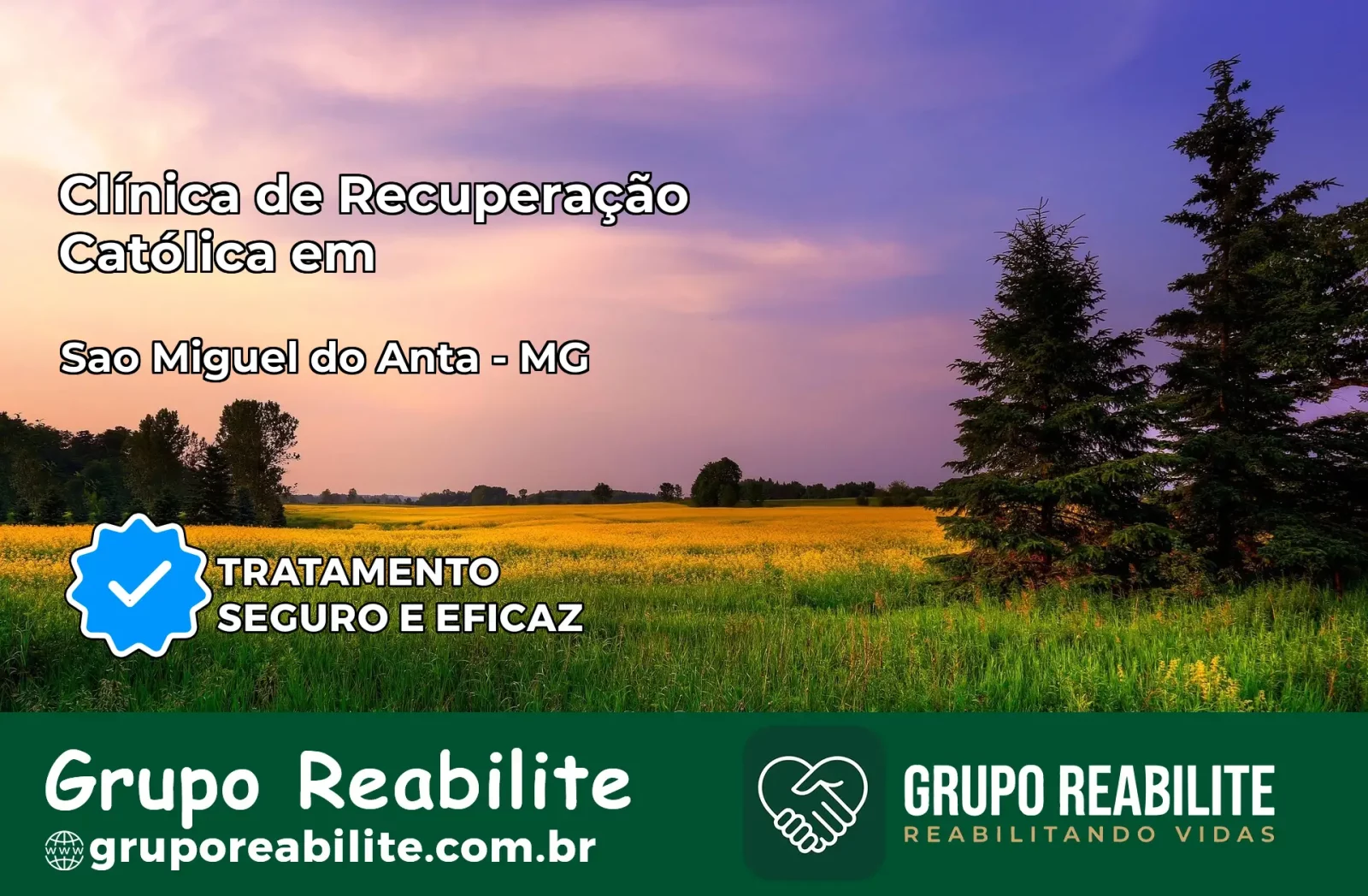 Clínica de Recuperação Católica em São Miguel do Anta | Internação 24h