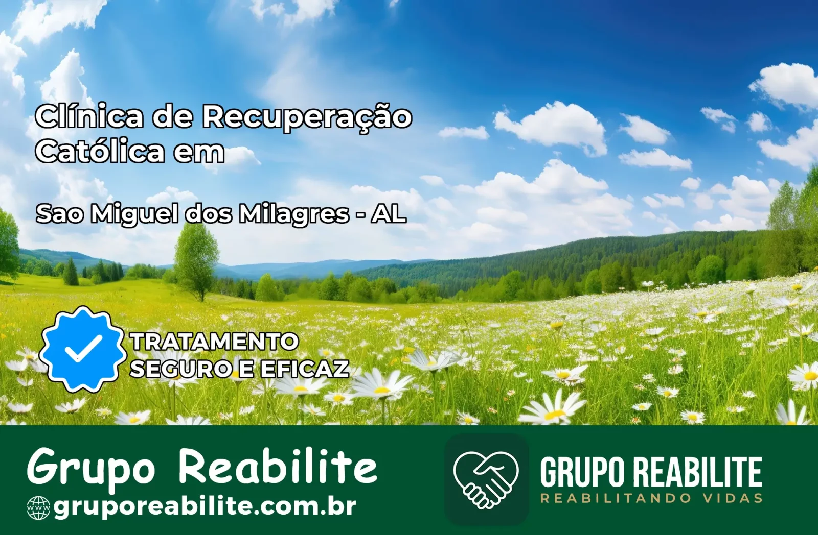 Clínica de Recuperação Católica em São Miguel dos Milagres | Internação 24h