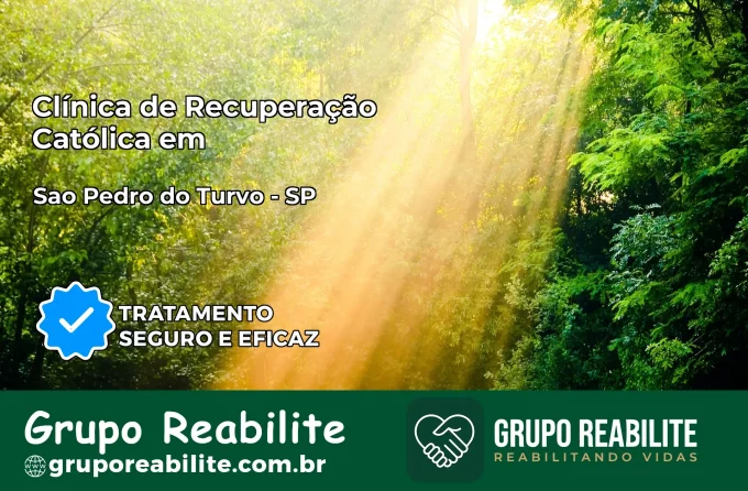 Clínica de Recuperação Católica em São Pedro do Turvo | Internação 24h